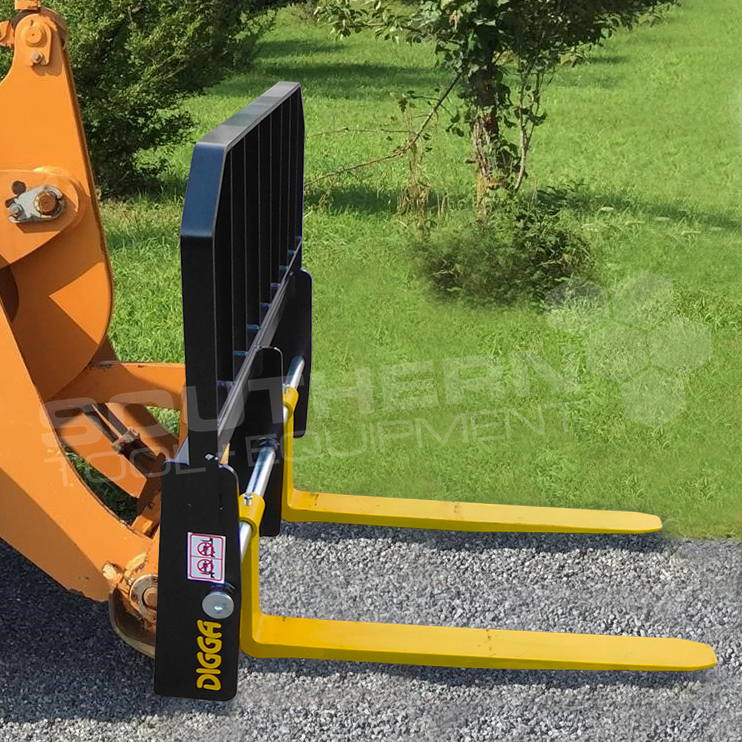 DIGGA 1200kg Wheel Loader Pallet Forks Southern Tool + Equipment Co
