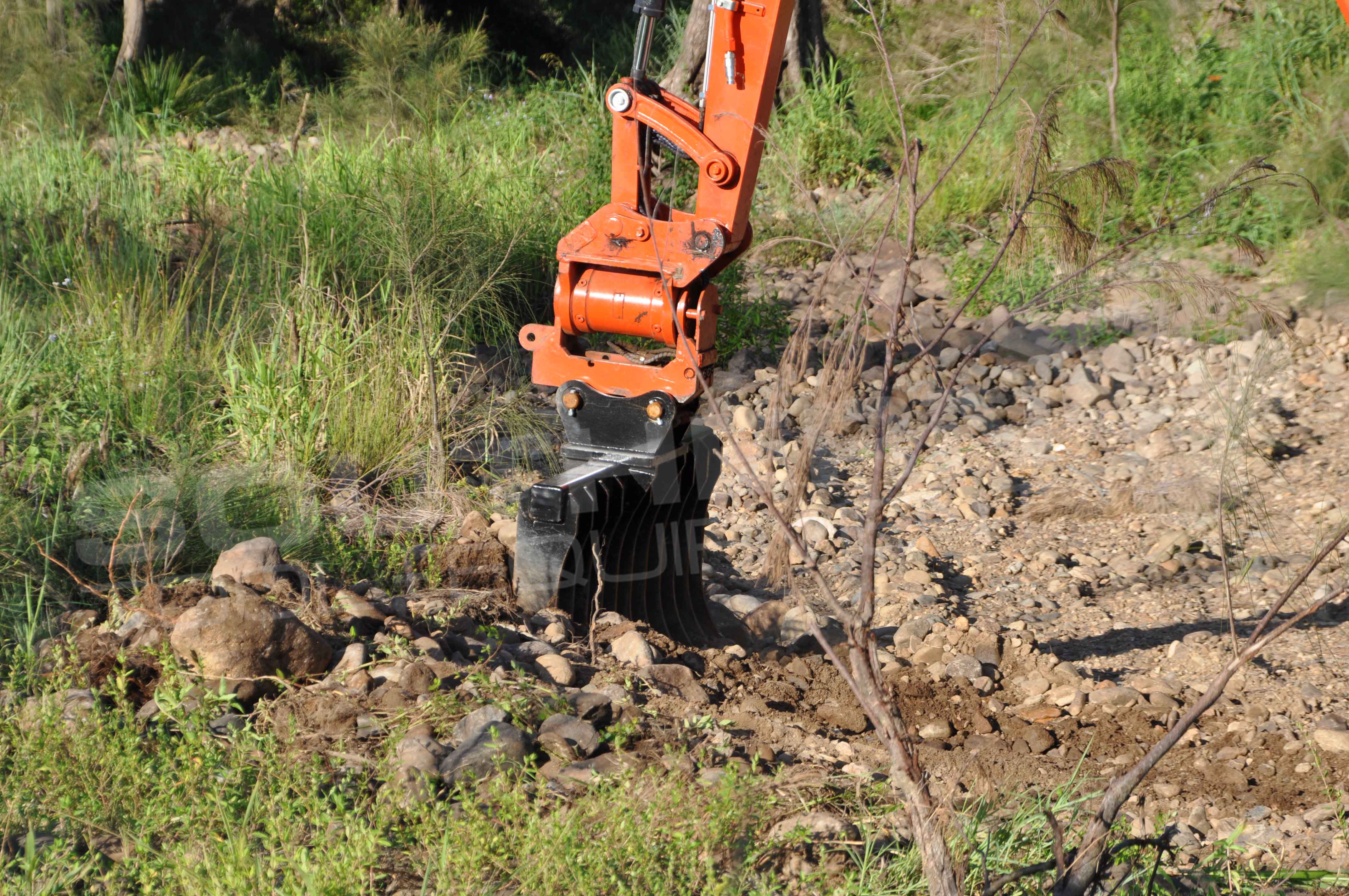 DIGGA 1200mm Excavator Stick Rake Southern Tool + Equipment Co