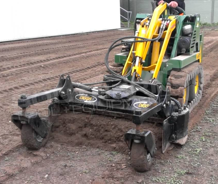 DIGGA 1219mm Skid Steer Power Rake Southern Tool + Equipment Co