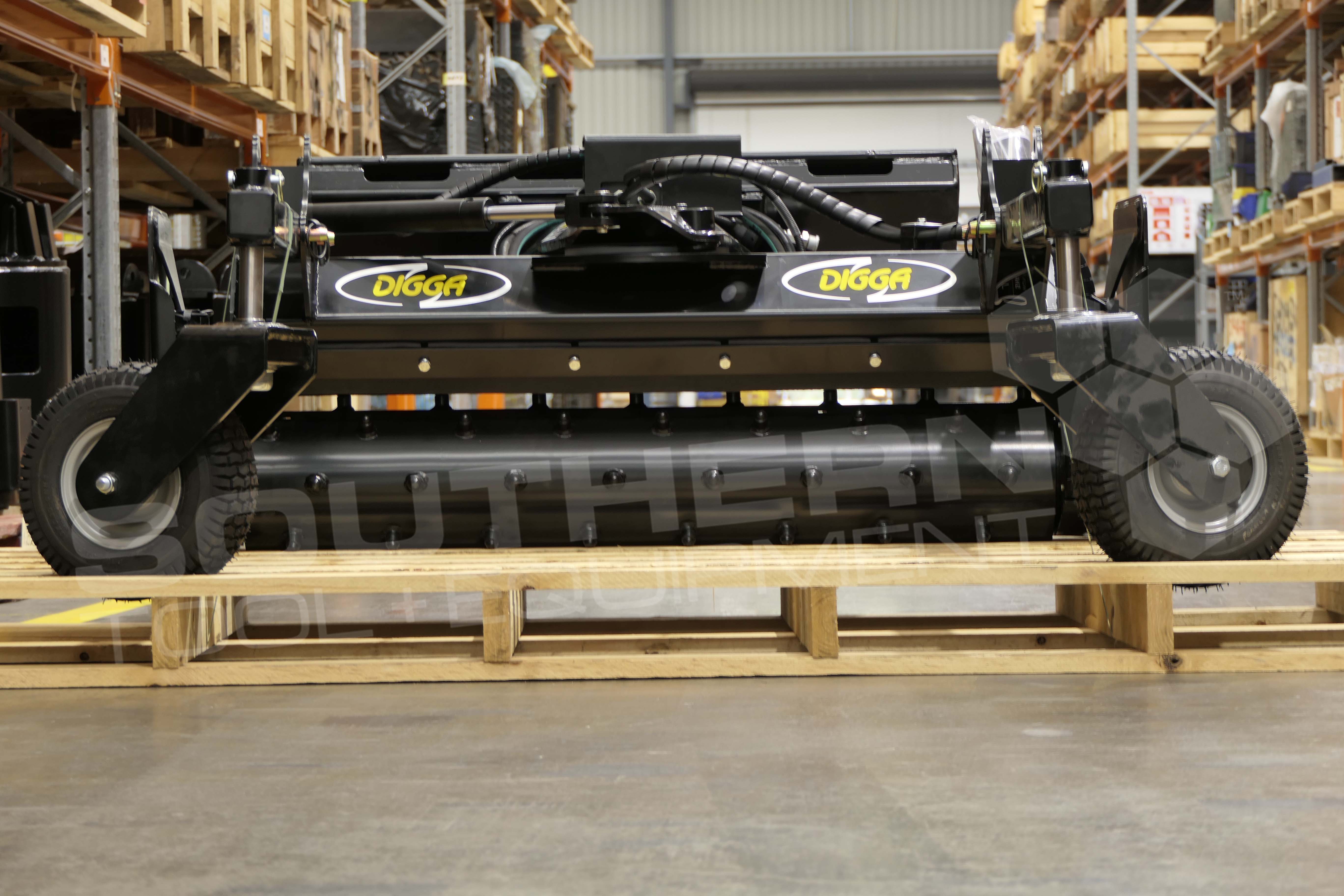 DIGGA 1219mm Skid Steer Power Rake Southern Tool + Equipment Co