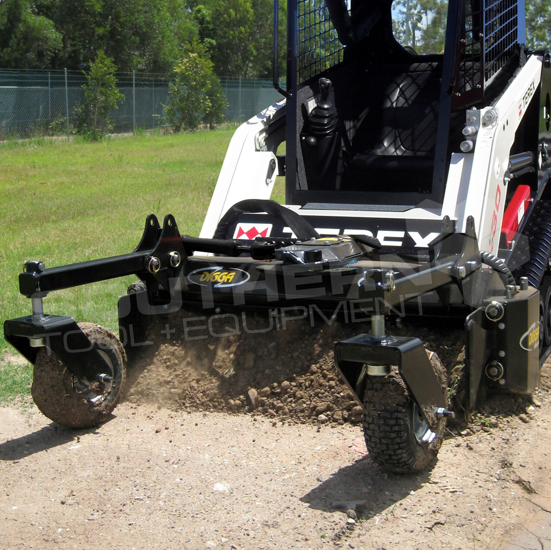 DIGGA 1219mm Skid Steer Power Rake Southern Tool + Equipment Co