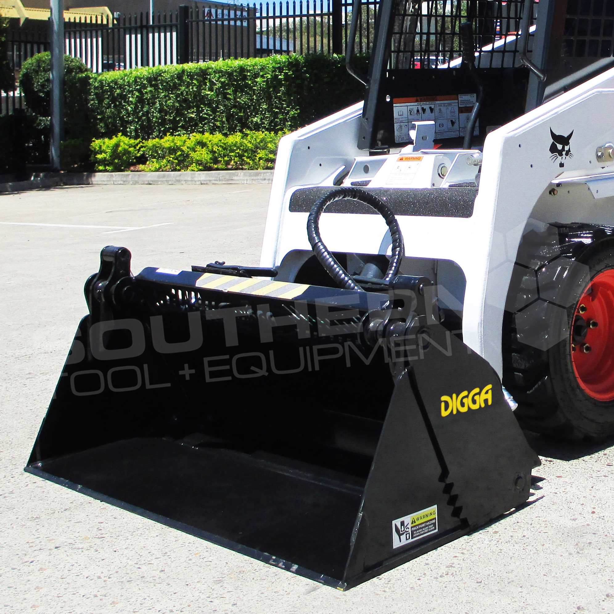 DIGGA 1550mm Skid Steer 4 in 1 Bucket Southern Tool + Equipment Co. Earthmoving Machinery