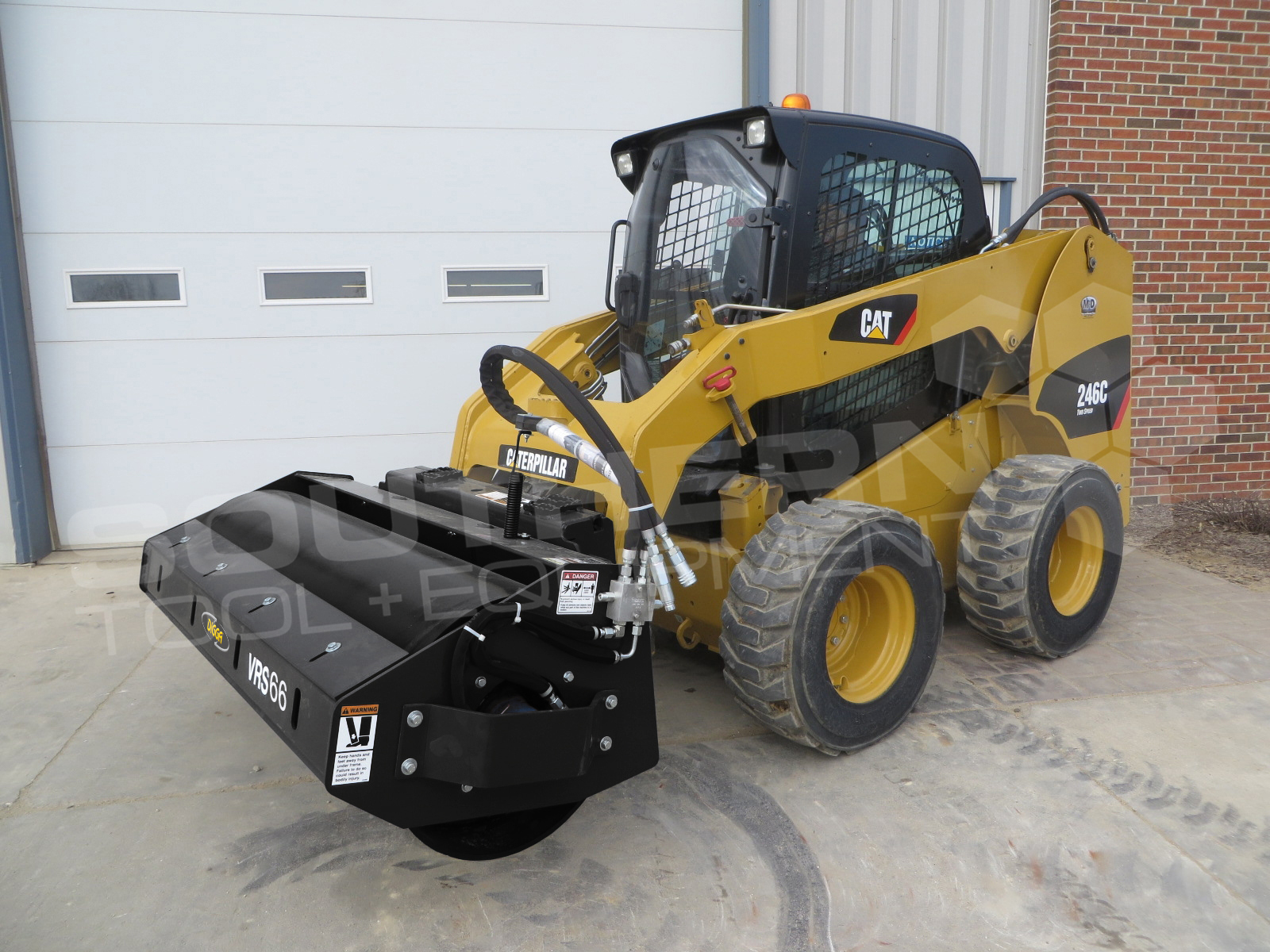 DIGGA 1675mm Skid Steer Vibratory Roller Southern Tool + Equipment Co