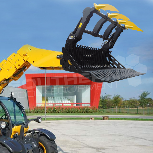 DIGGA 1676mm Telehandler Grapple Bucket Southern Tool + Equipment Co