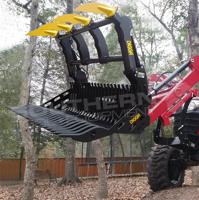 DIGGA 1676mm Tractor Grapple Bucket Southern Tool + Equipment Co