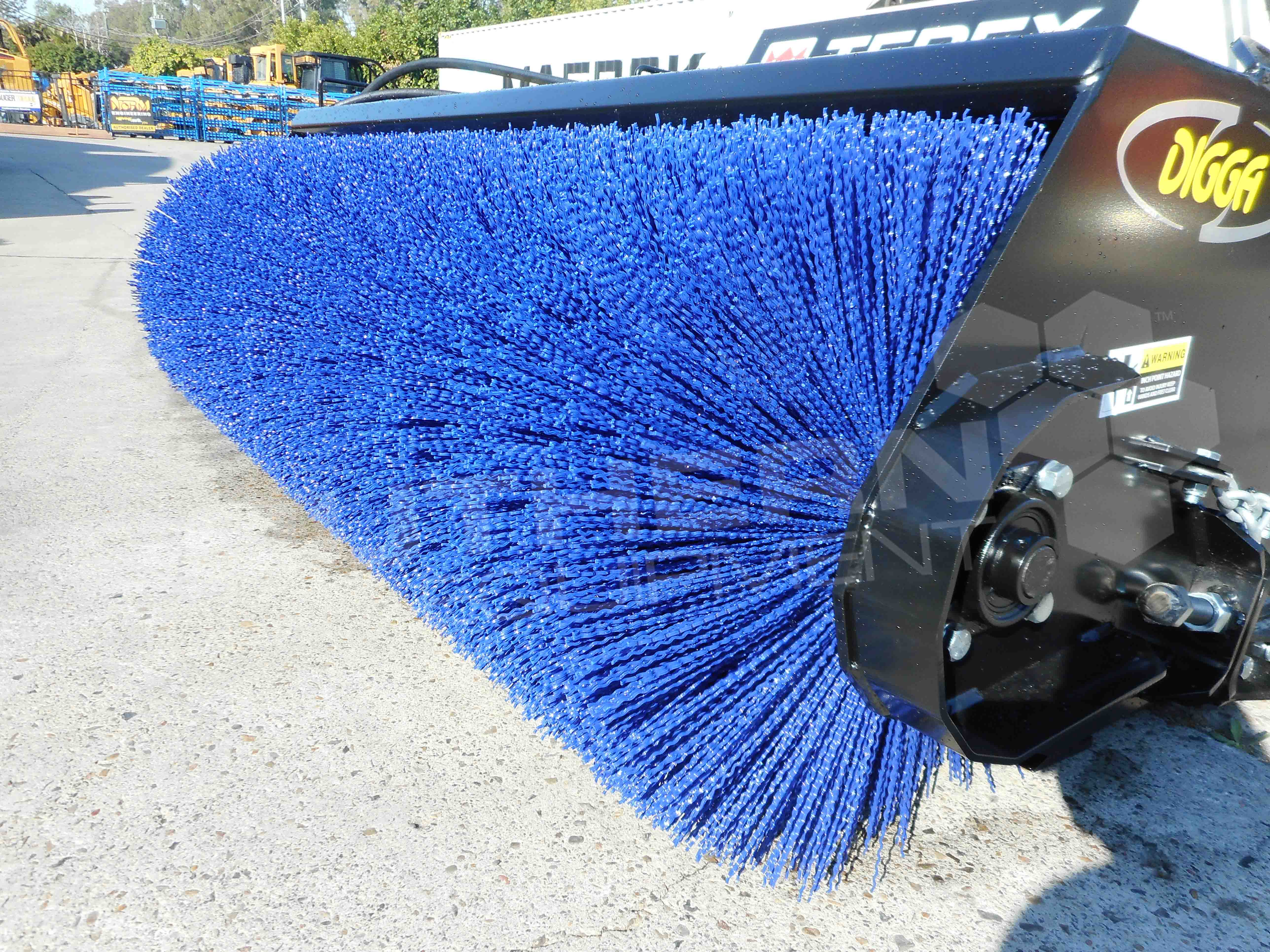 DIGGA 1800mm Open Telehandler Bucket Broom Sweeper Southern Tool