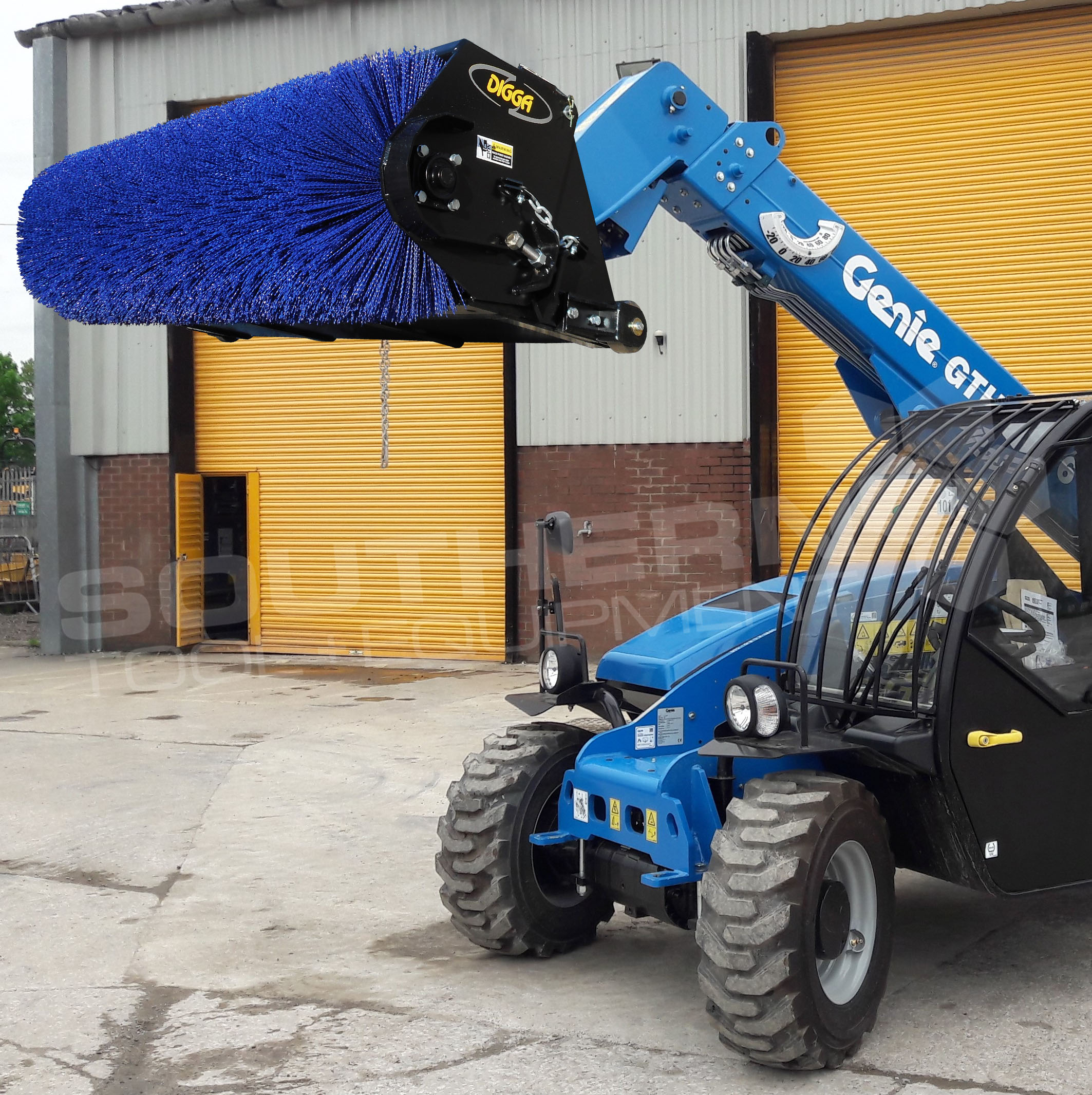 DIGGA 1800mm Open Telehandler Bucket Broom Sweeper Southern Tool