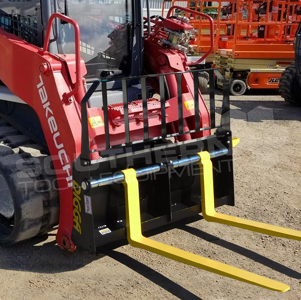 DIGGA 1800kg Skid Steer Pallet Forks Southern Tool + Equipment Co