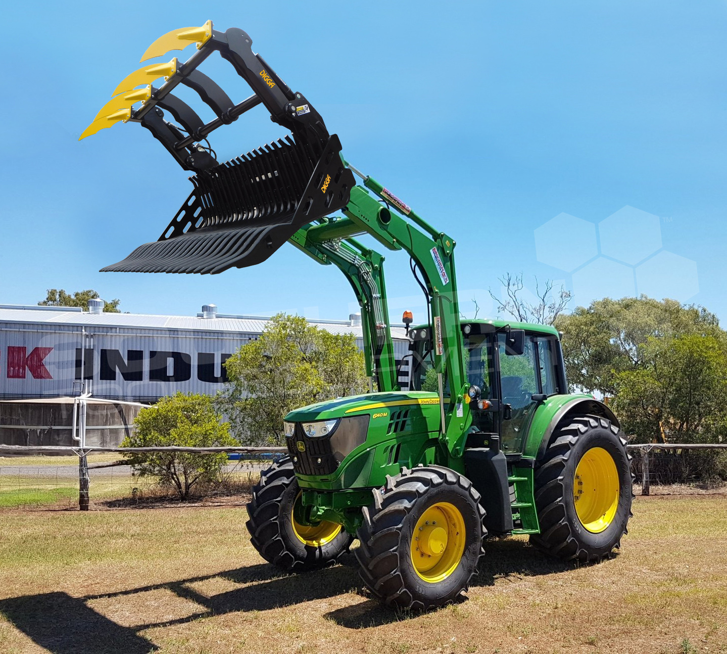 DIGGA 2000mm Tractor Grapple Bucket Southern Tool + Equipment Co