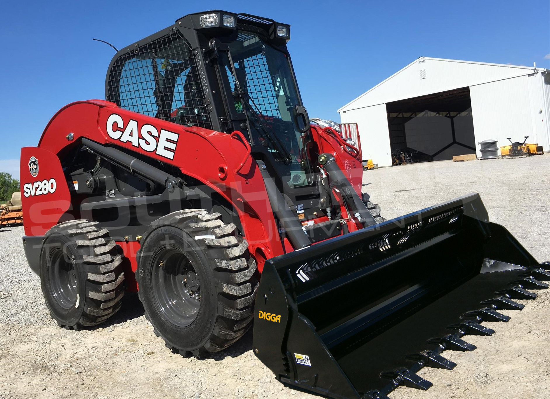 DIGGA 2130mm High Volume Skid Steer 4 in 1 Bucket Southern Tool