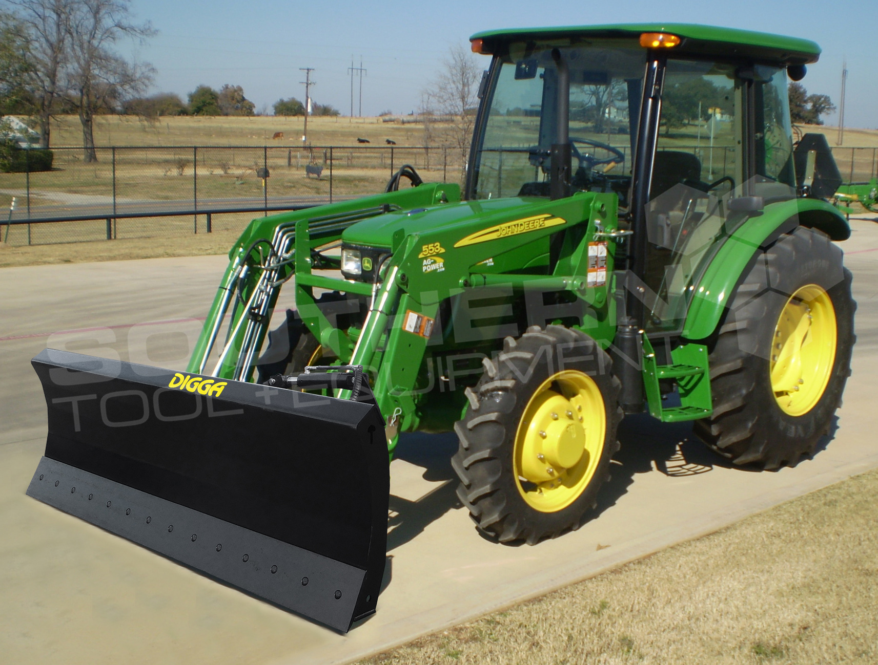 DIGGA 2133mm Angle & Tilt Tractor Dozer Blade Southern Tool