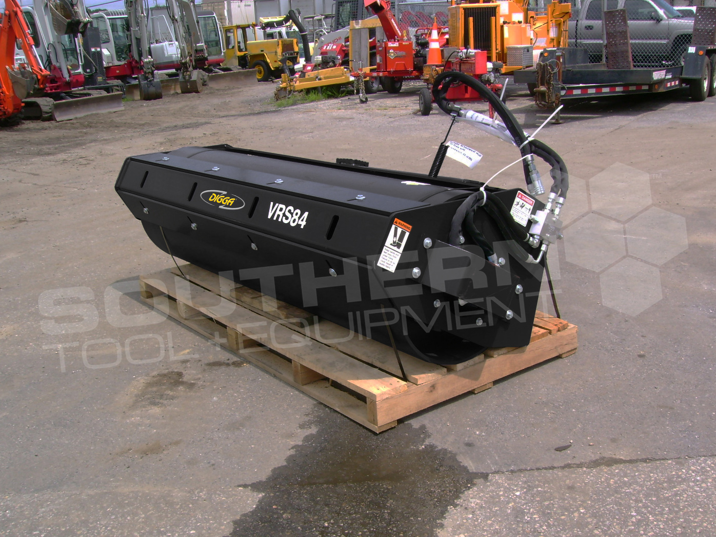 DIGGA 2133mm Skid Steer Vibratory Roller Southern Tool + Equipment Co