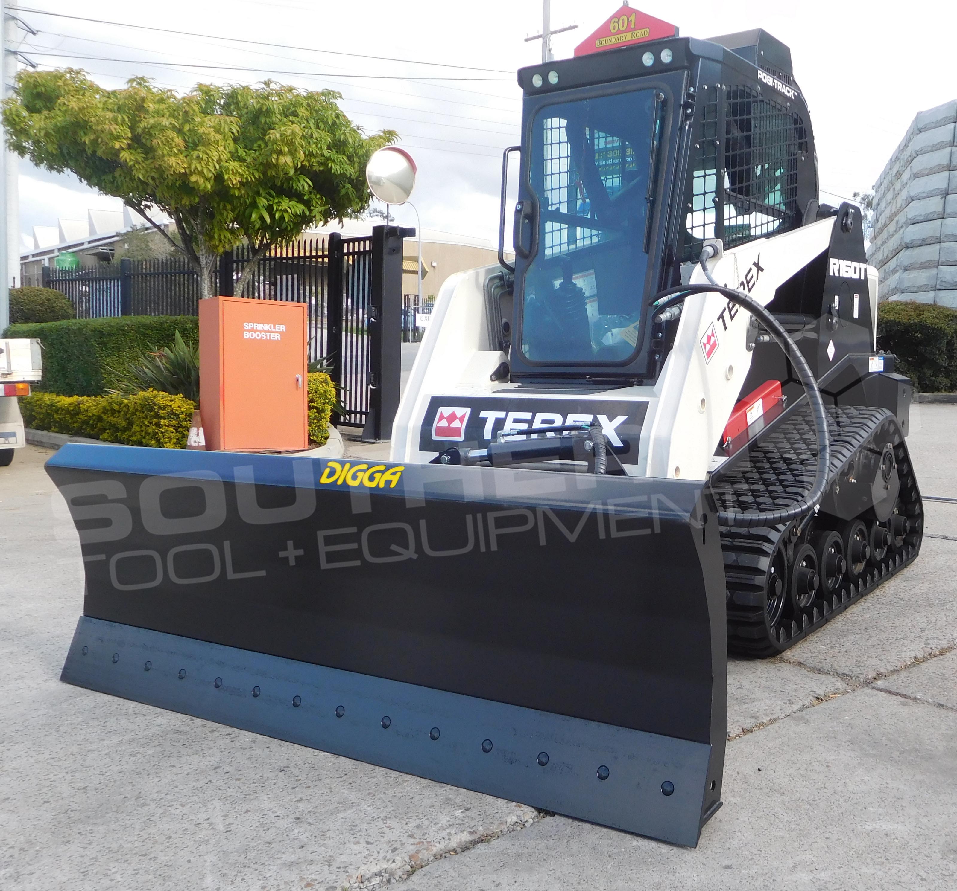 DIGGA 2400mm Angle & Tilt Skid Steer Dozer Blade Southern Tool + Equipment Co. Earthmoving