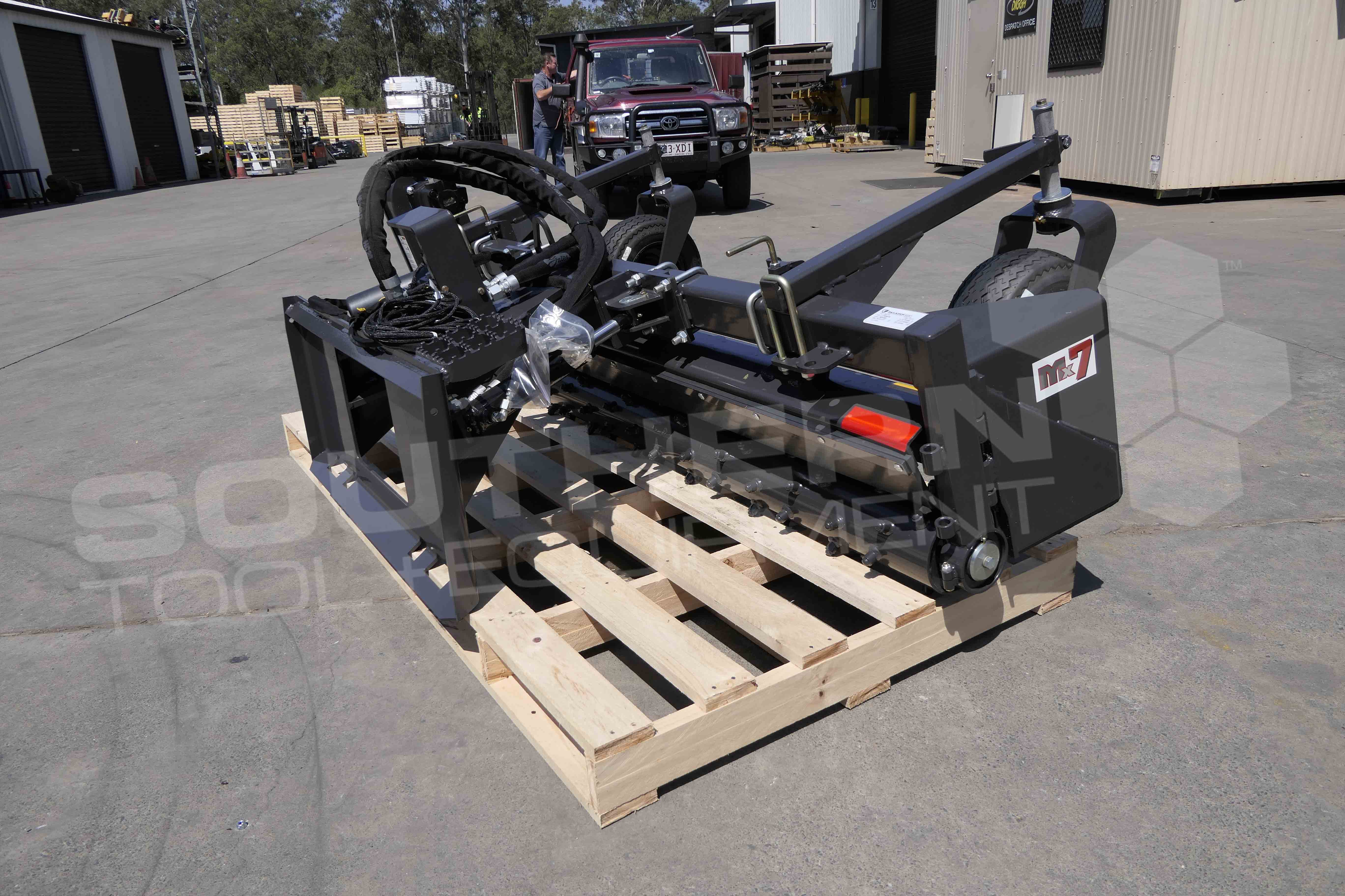 DIGGA MX8H 2290mm Skid Steer Harley Rake Southern Tool + Equipment Co