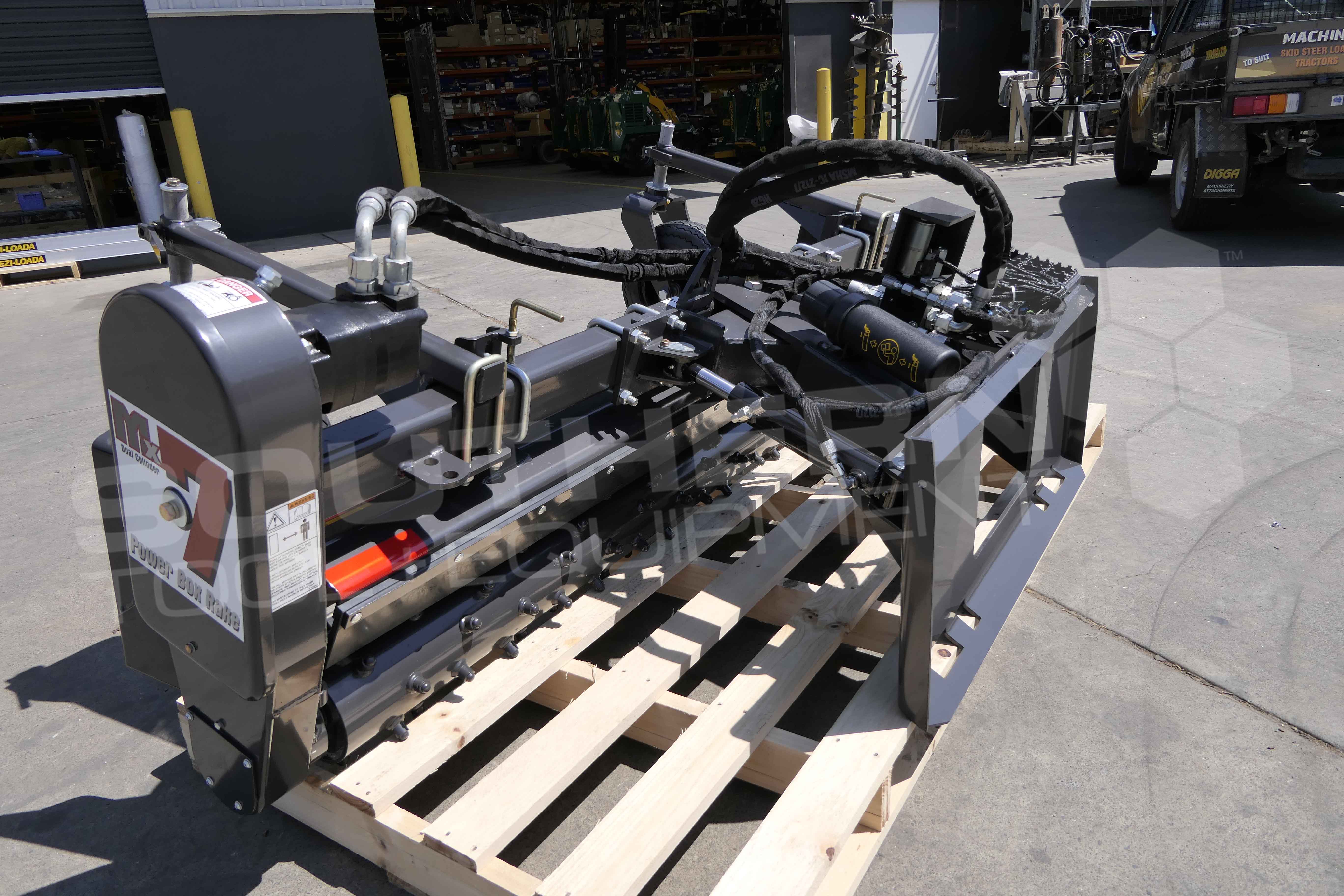 DIGGA MX8H 2290mm Skid Steer Harley Rake Southern Tool + Equipment Co