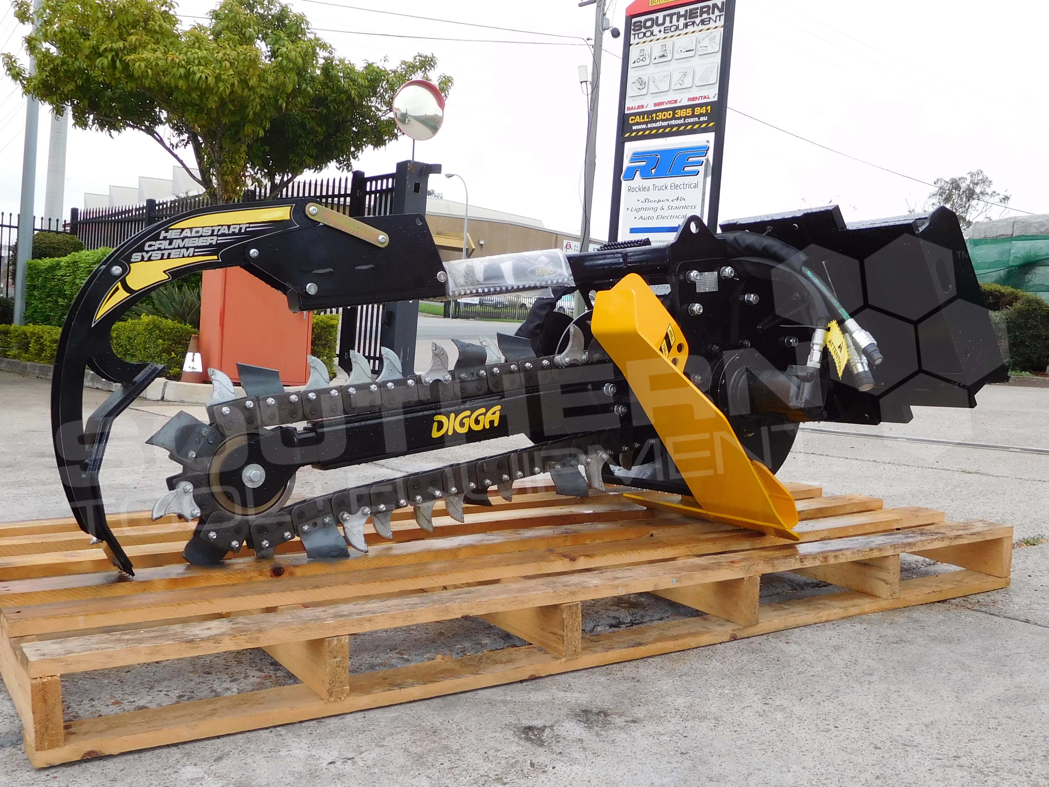 DIGGA Bigfoot 900mm Skid Steer Trencher Southern Tool + Equipment Co