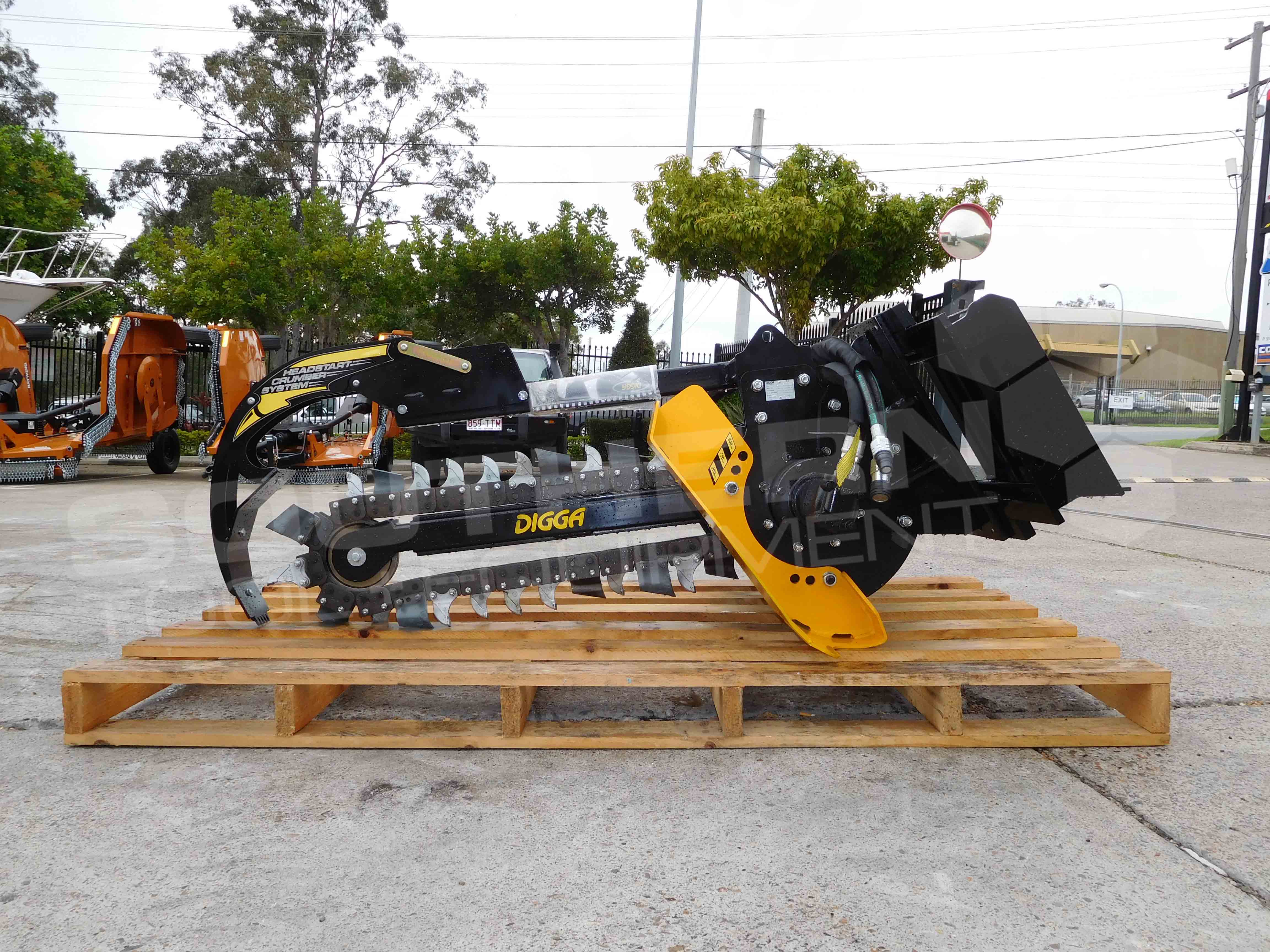 DIGGA Bigfoot 900mm Skid Steer Trencher Southern Tool + Equipment Co
