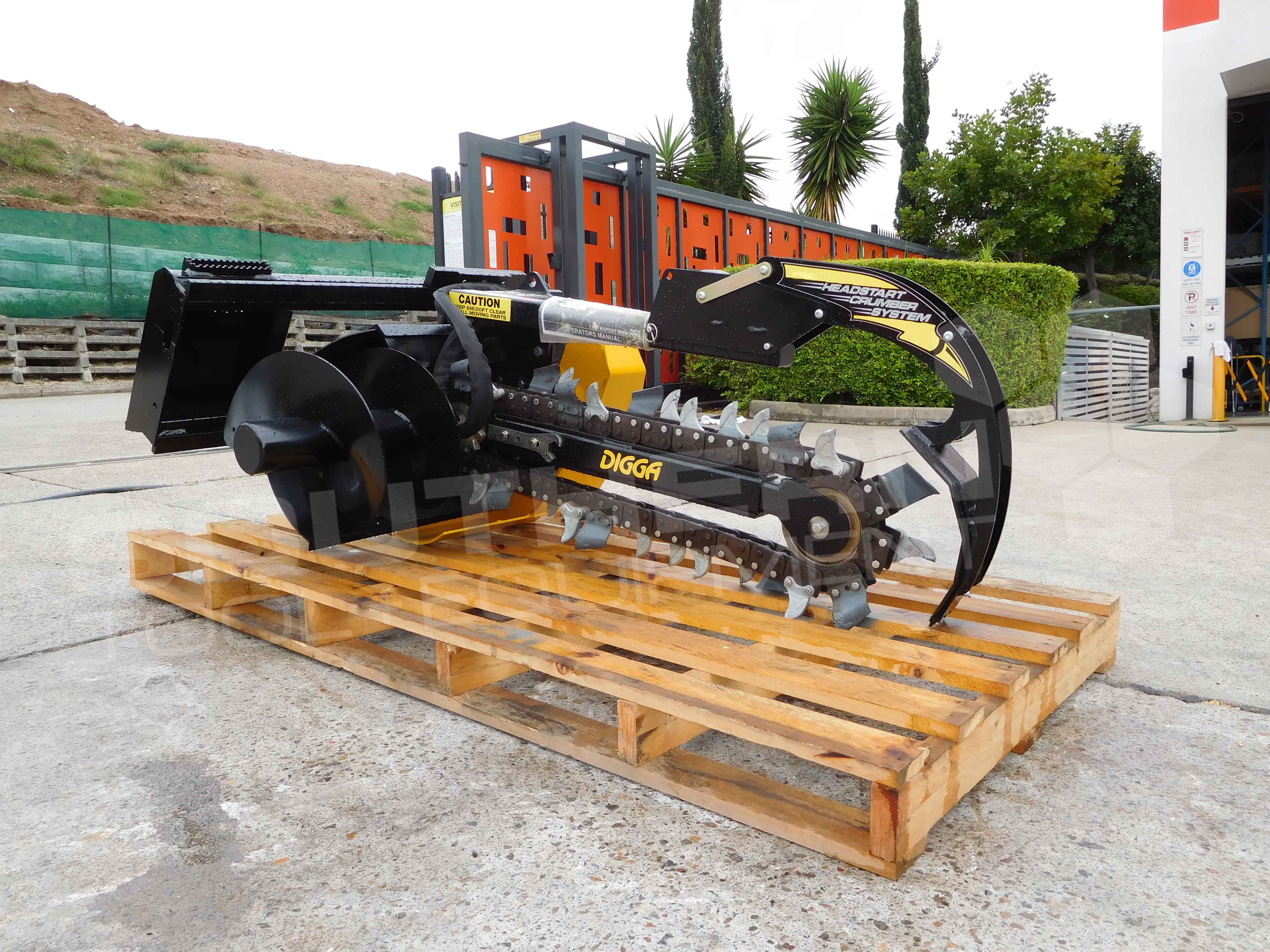 DIGGA Bigfoot 900mm Skid Steer Trencher Southern Tool + Equipment Co. Earthmoving Machinery