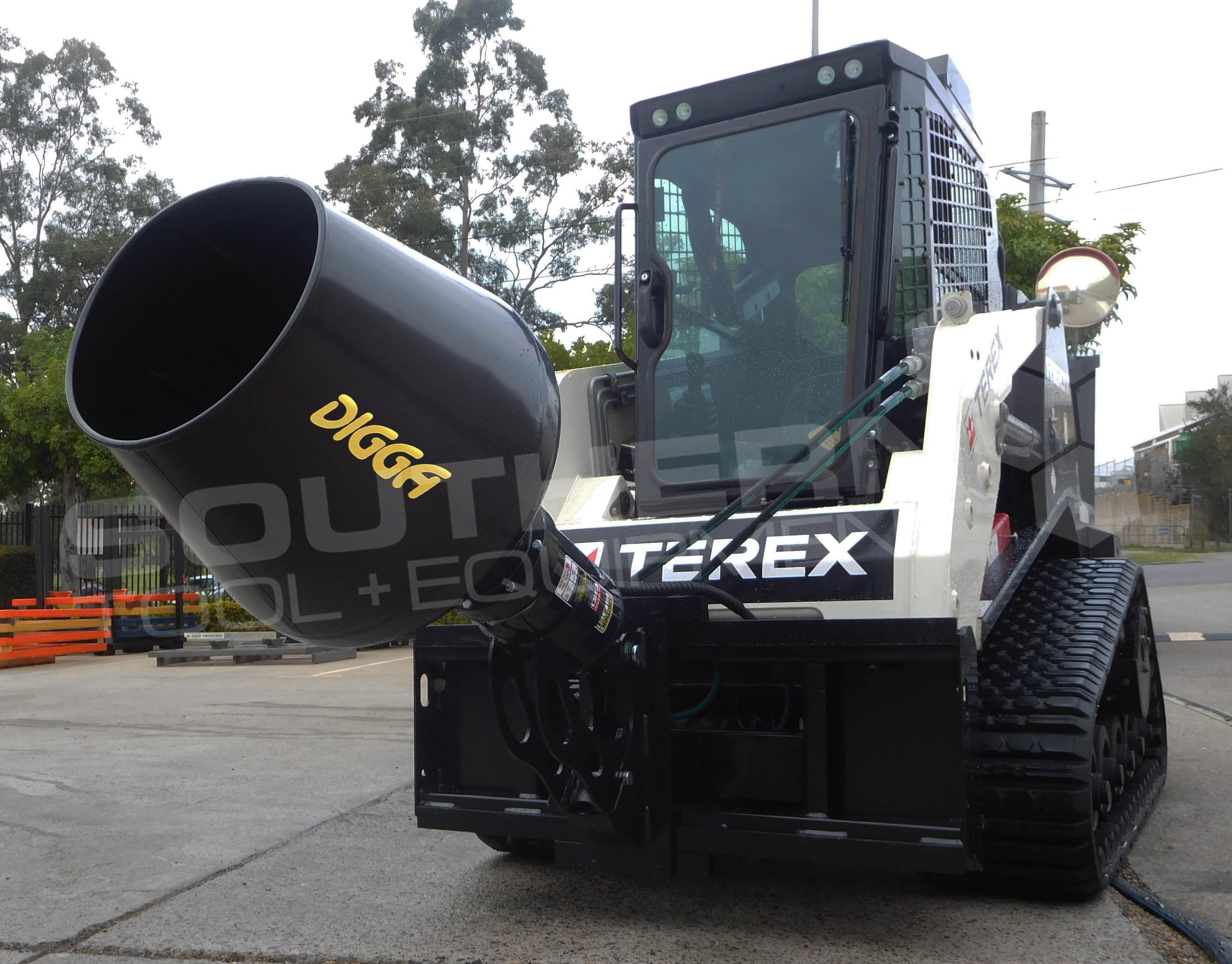 DIGGA Skid Steer Cement Mixer Bowl Southern Tool + Equipment Co. Earthmoving Machinery