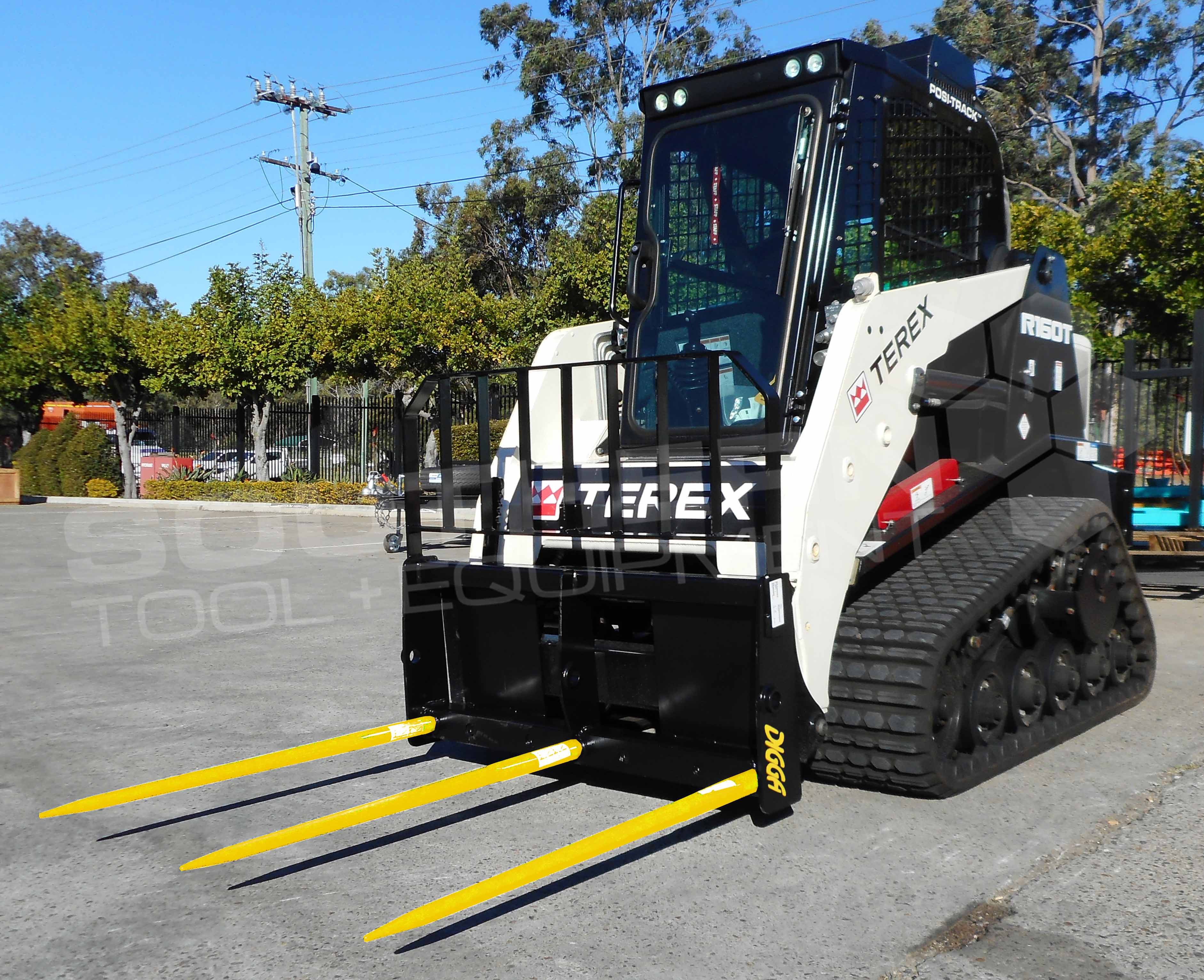 DIGGA Skid Steer Bale Spear Hay Forks Southern Tool + Equipment Co