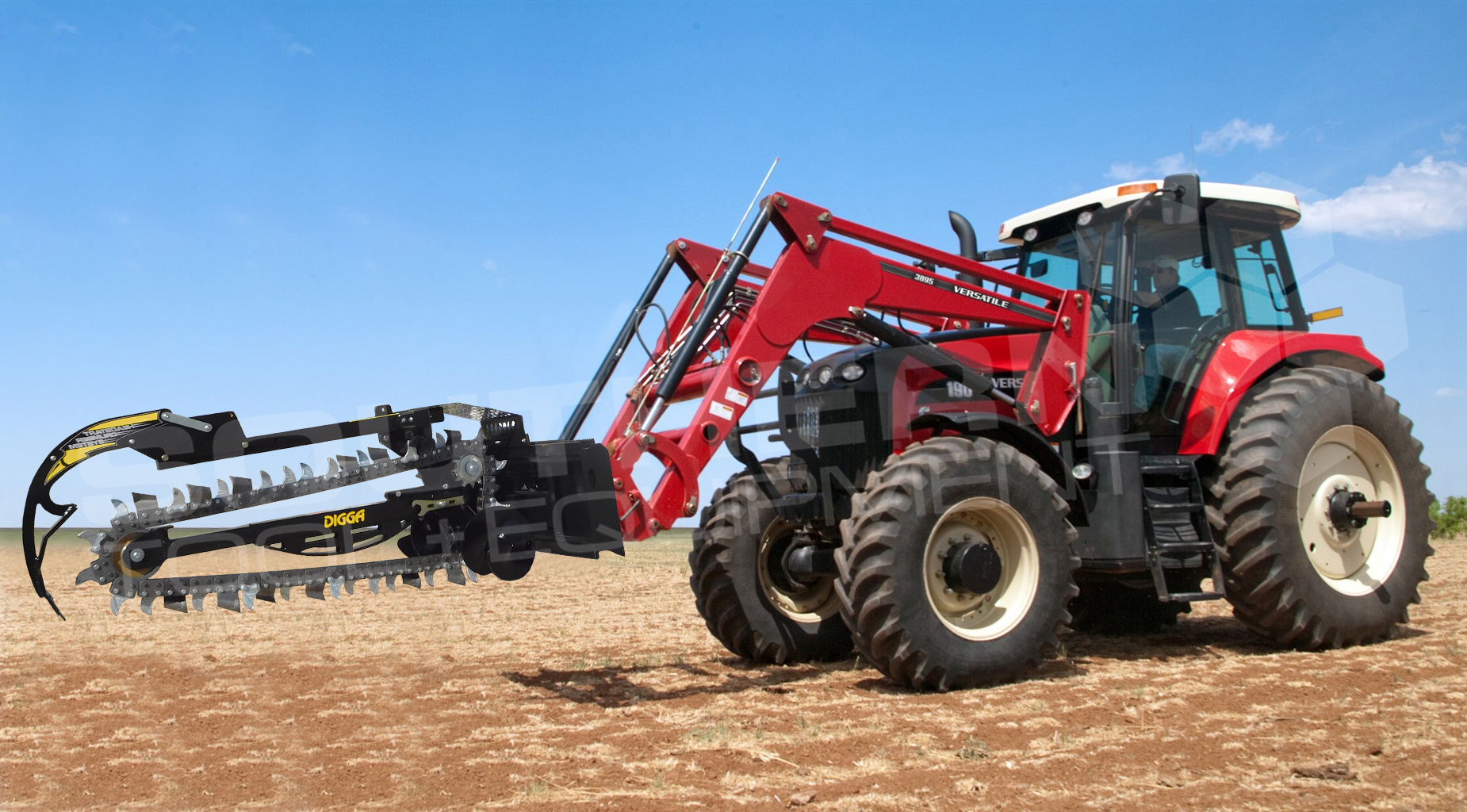 DIGGA Hydrive XD 1200mm Tractor Trencher Southern Tool + Equipment Co