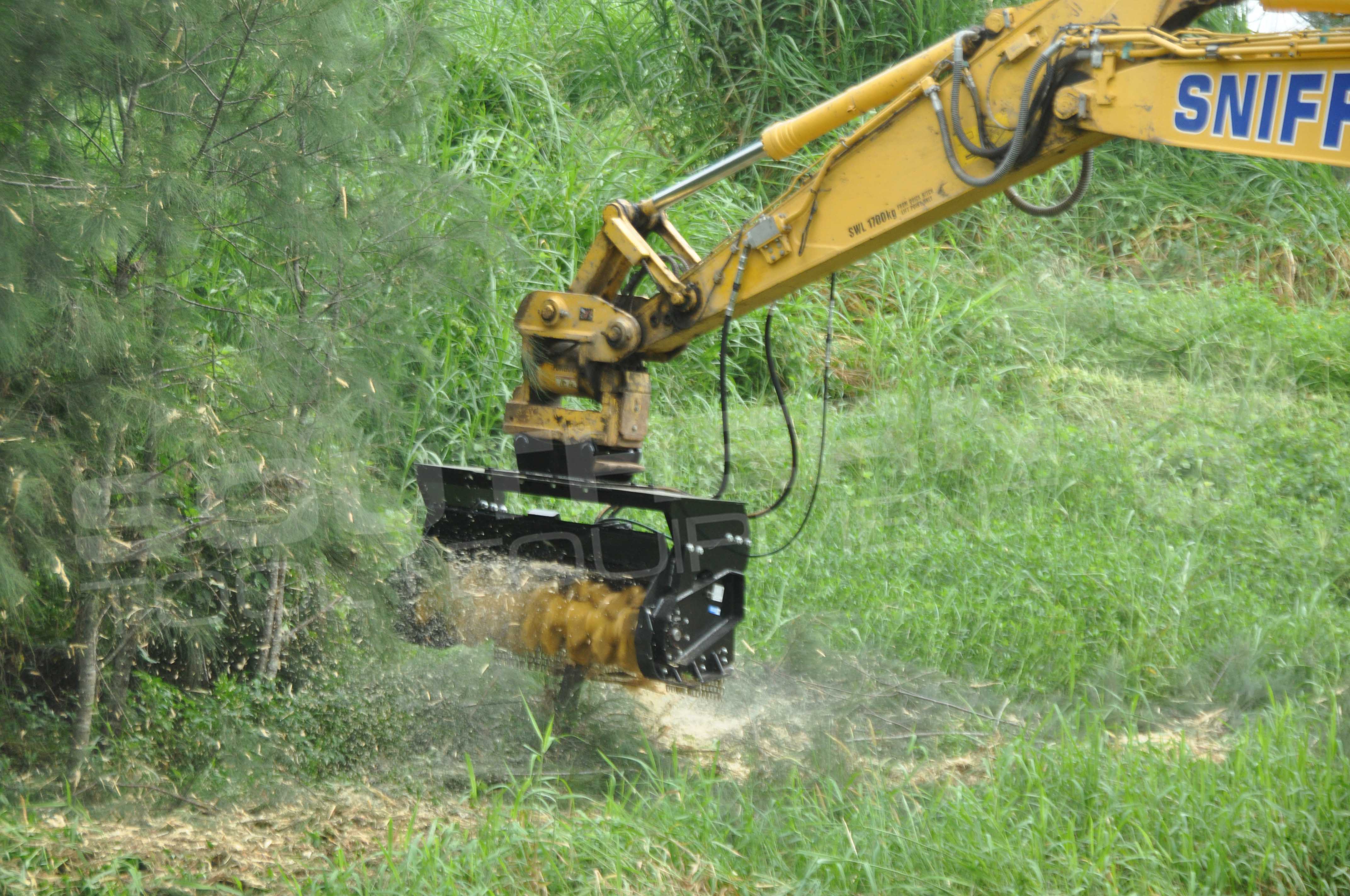 DIGGA MM60E Excavator Magnum Mulcher Southern Tool + Equipment Co