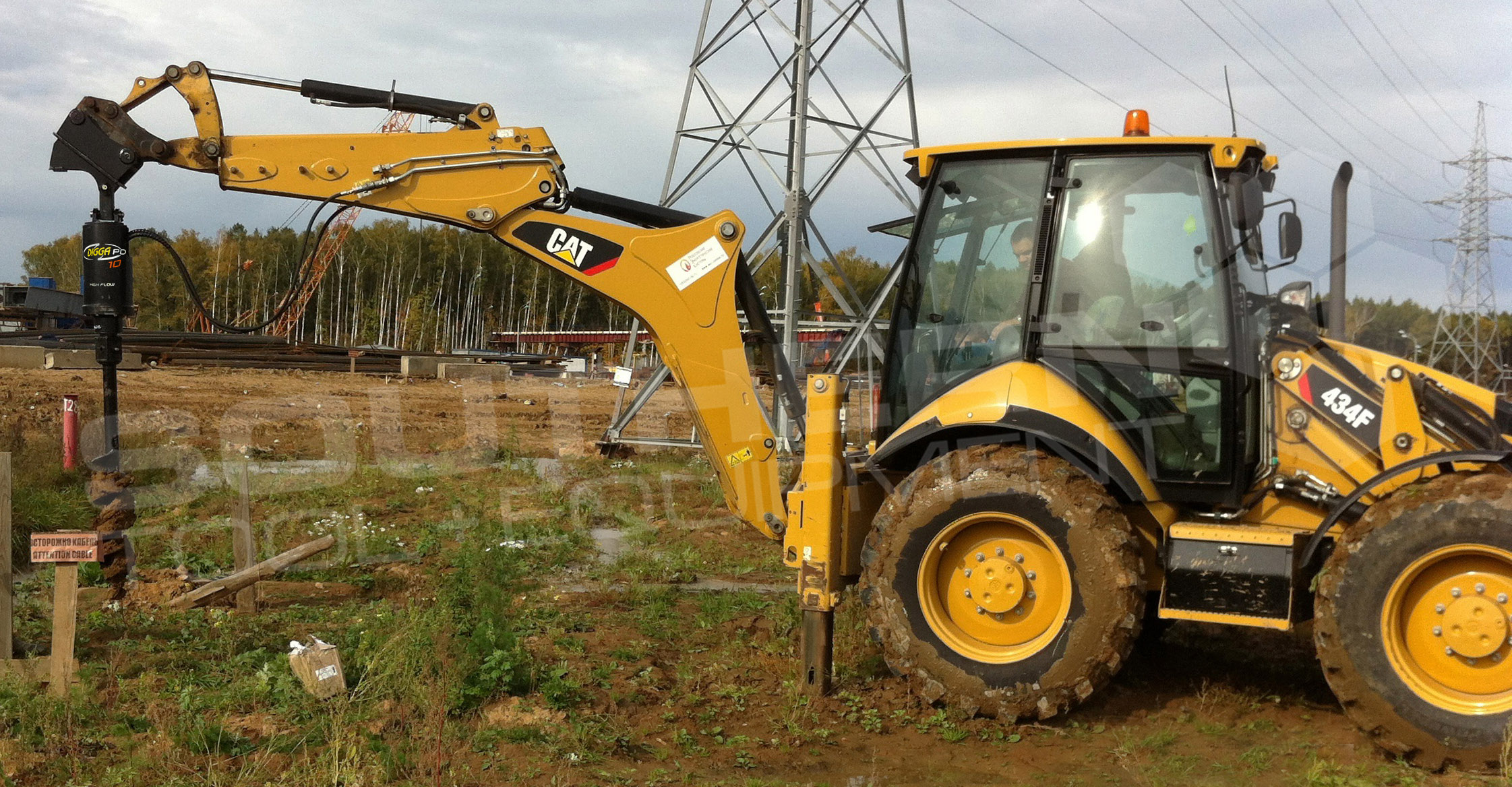 DIGGA PD10 High Flow Backhoe Auger Drive Unit Southern Tool