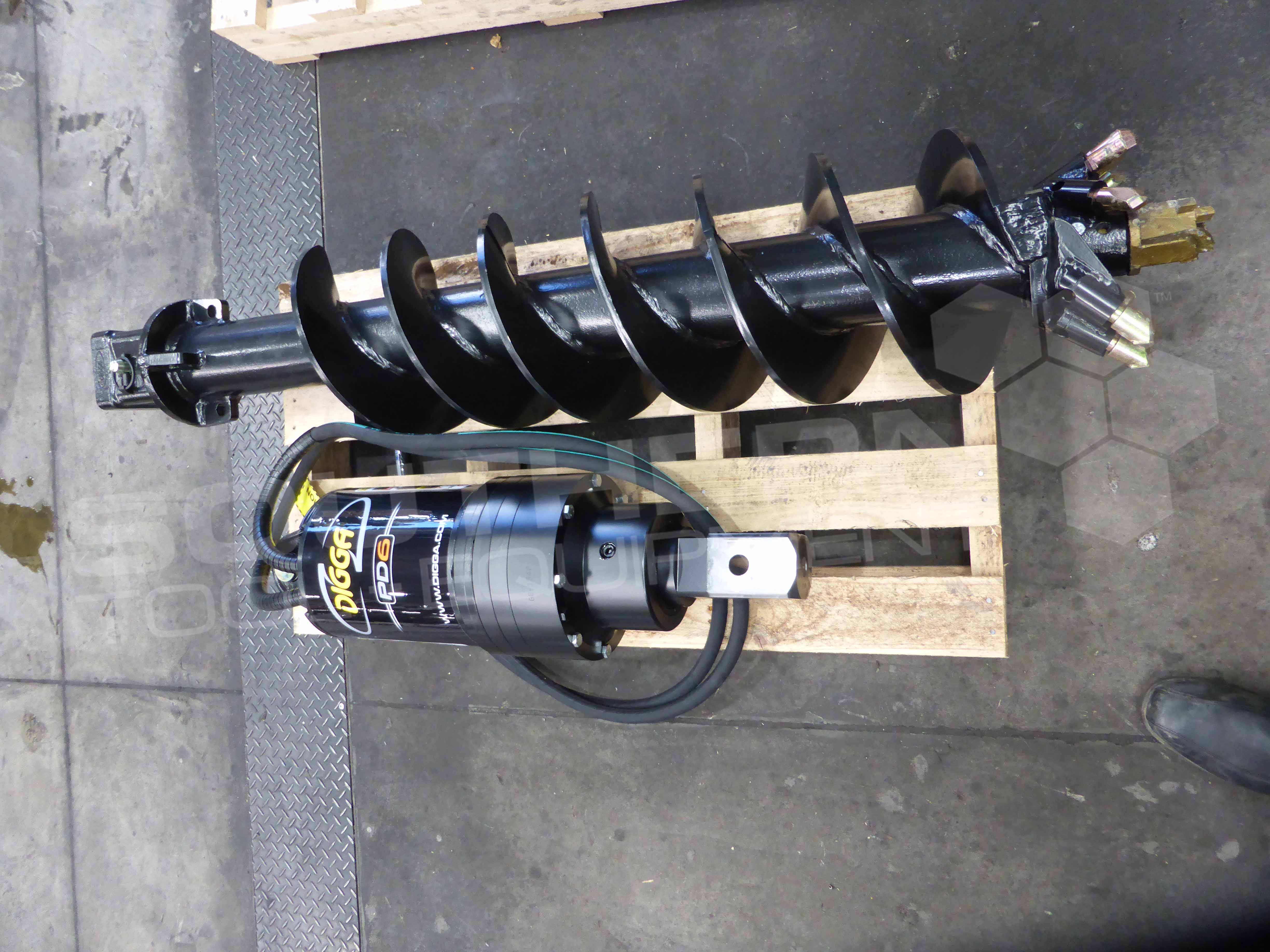 DIGGA PD6 Backhoe Auger Drive Unit Southern Tool + Equipment Co