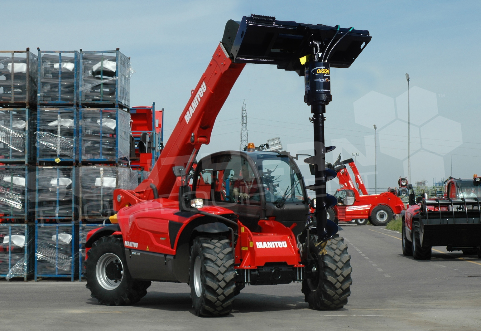 DIGGA PD6 Telehandler Auger Drive Unit Southern Tool + Equipment Co