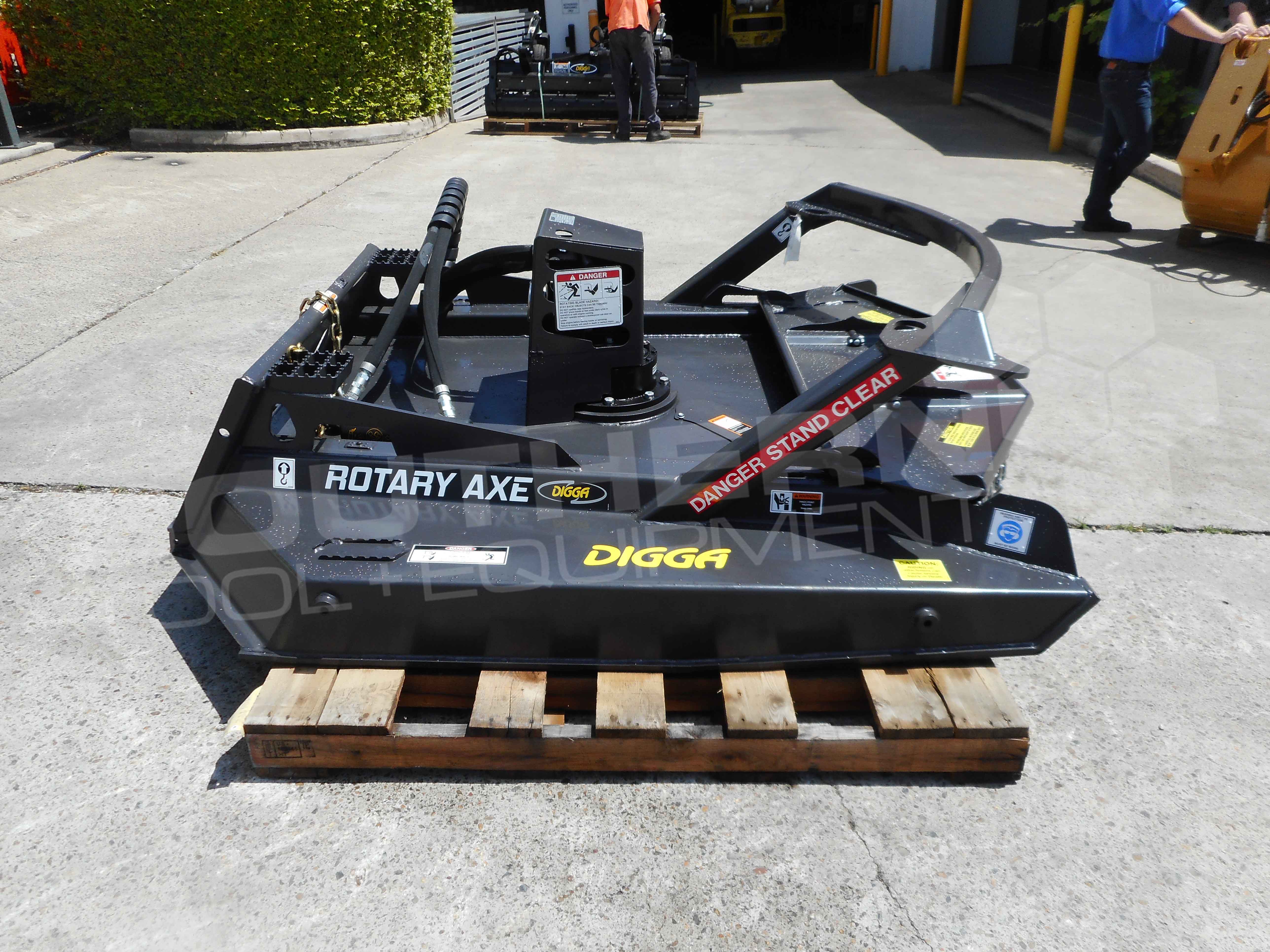 DIGGA 1800mm 6ft Skid Steer Rotary Axe Southern Tool + Equipment Co. Earthmoving Machinery