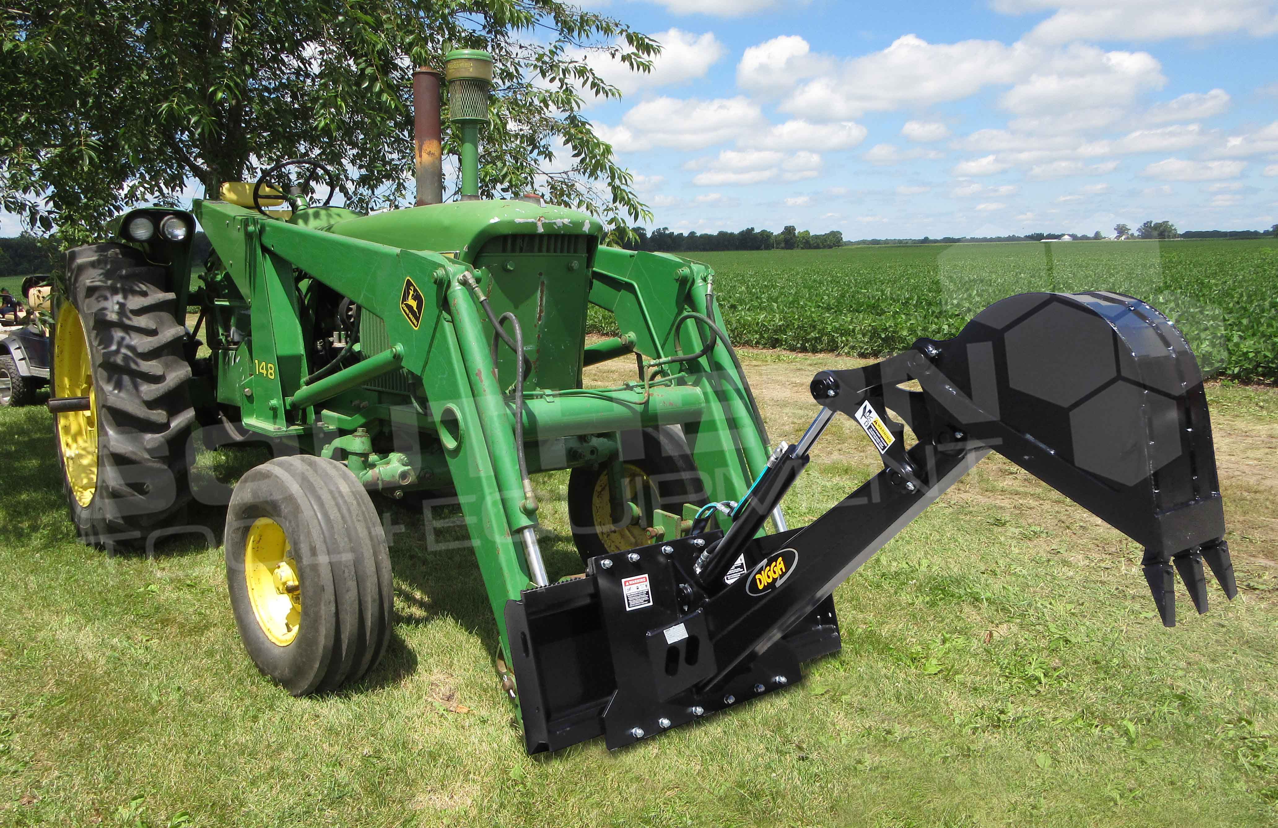 DIGGA Tractor Skid Hoe Trench Digger Southern Tool + Equipment Co