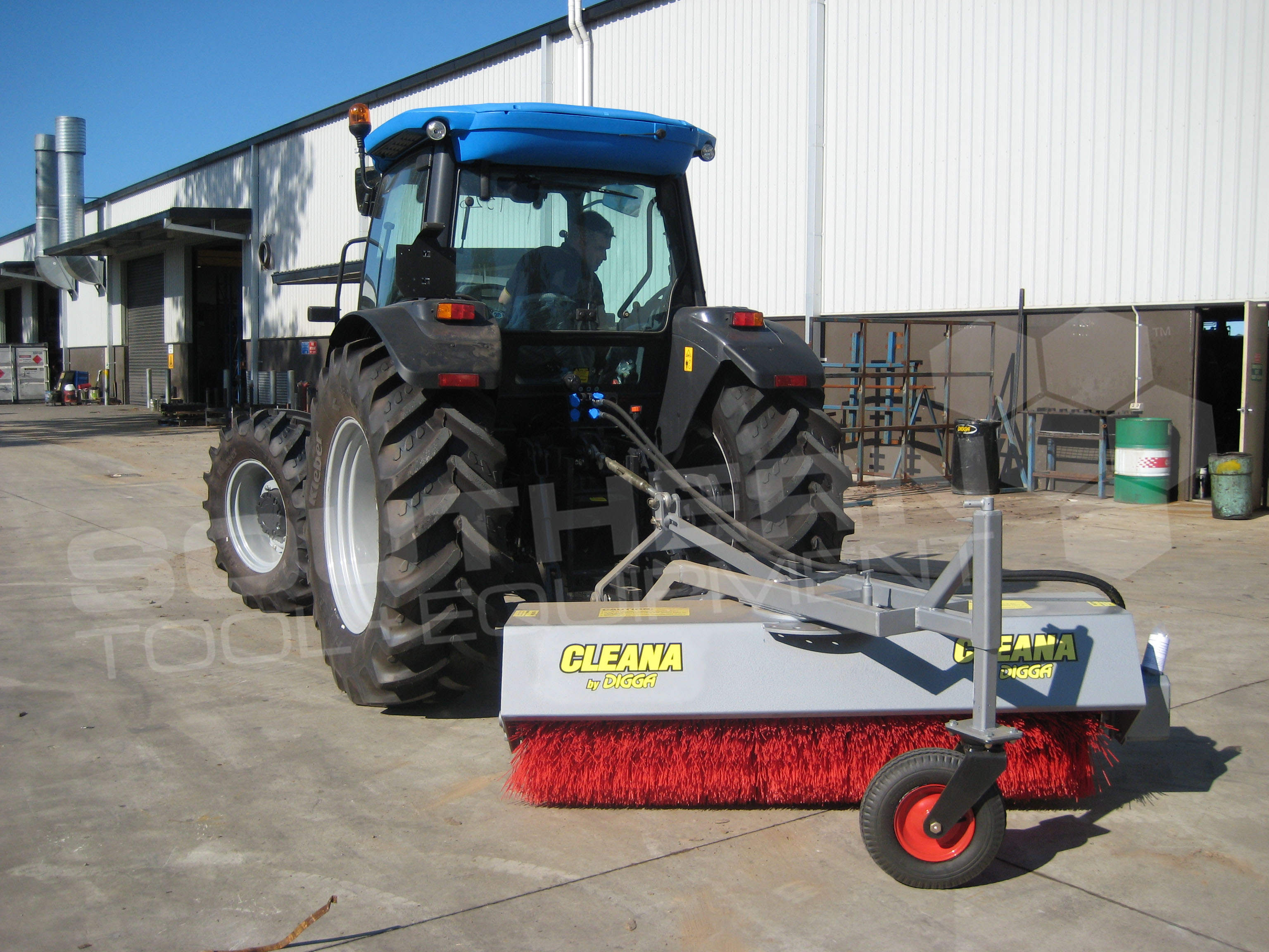 DIGGA 1800mm Rear Angle Tractor Broom Sweeper Southern Tool