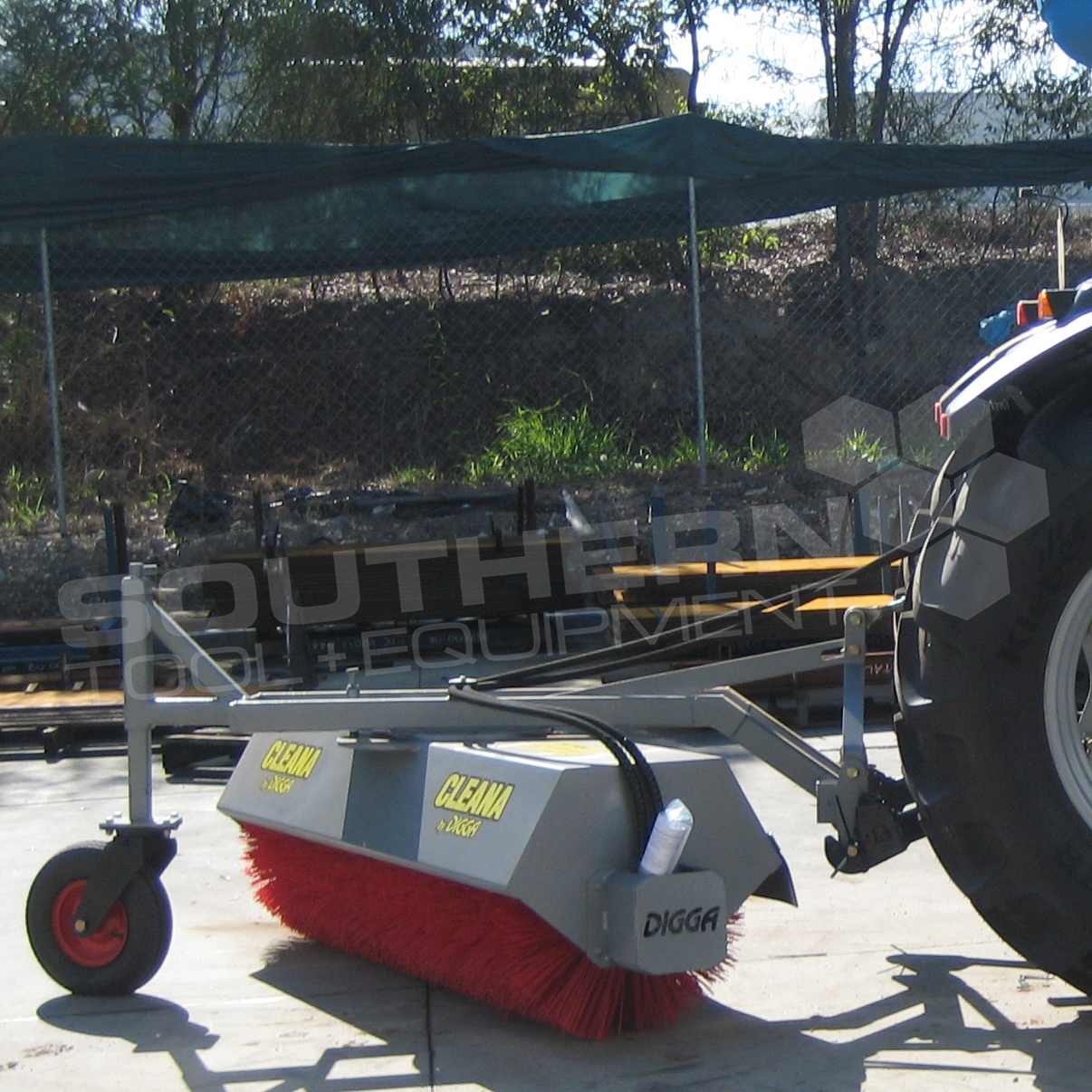 DIGGA 2500mm Rear Angle Tractor Broom Sweeper Southern Tool