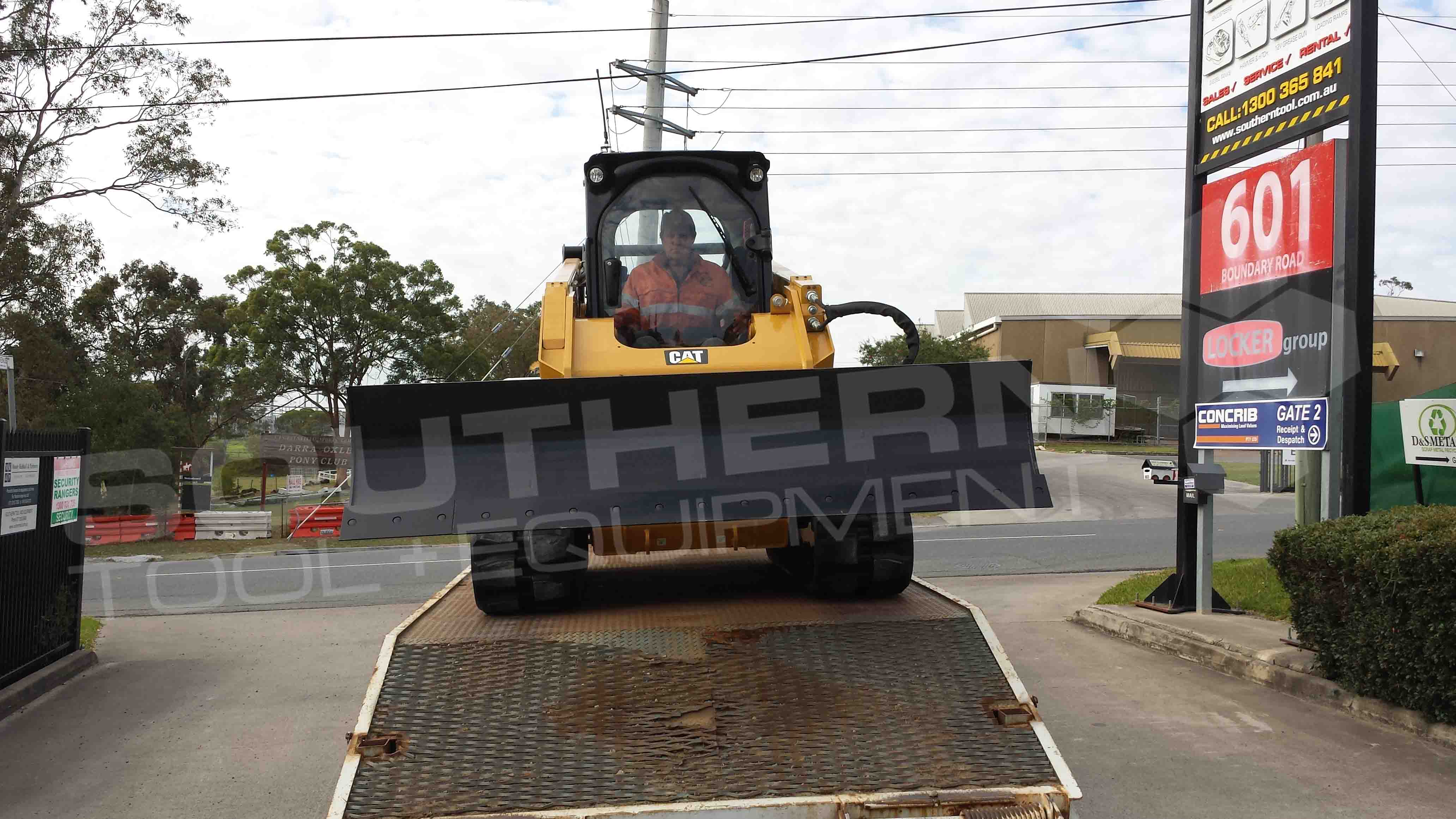 1450mm Heavy Duty Angle Skid Steer Dozer Blade Southern Tool