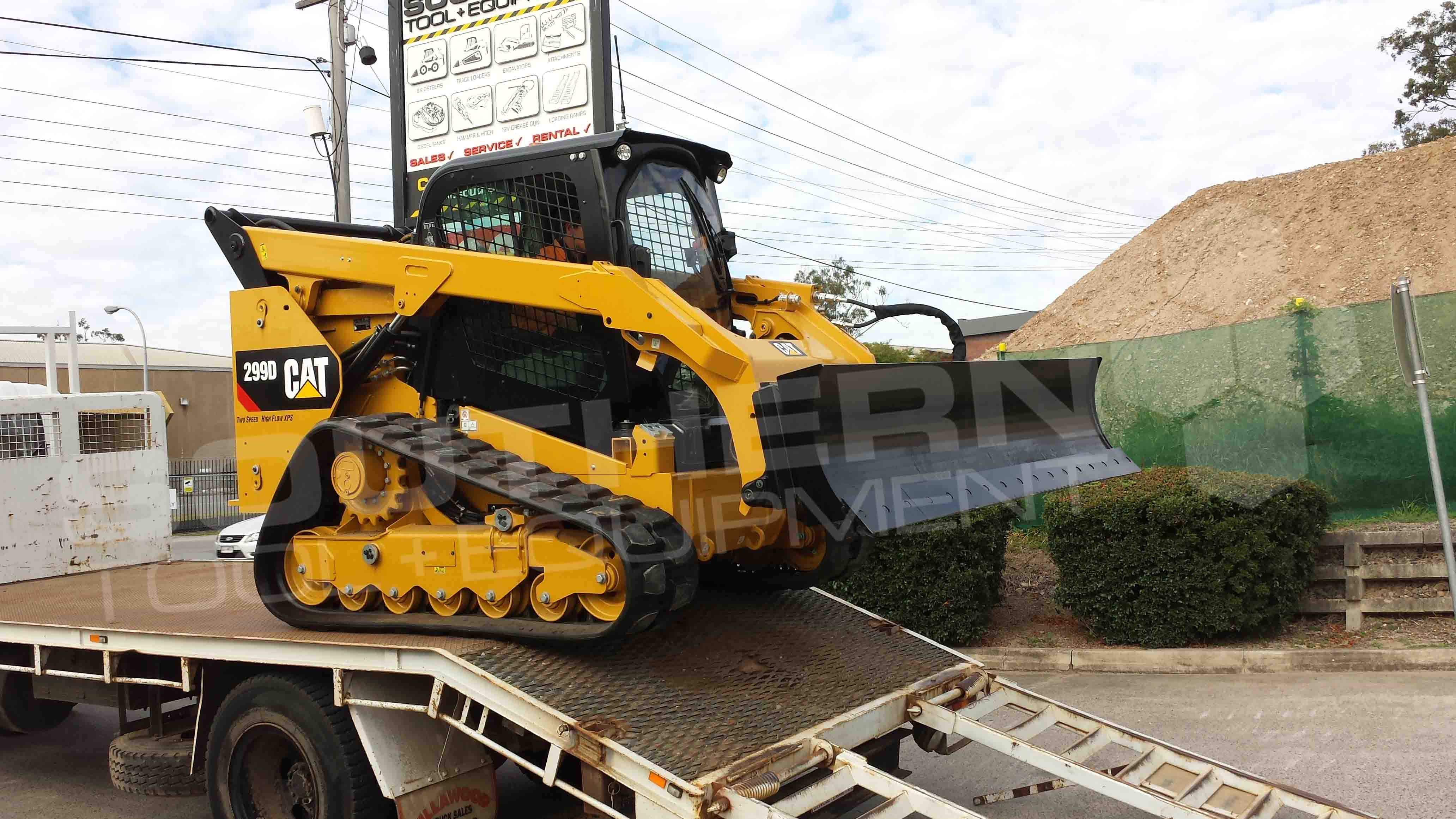 2500mm Heavy Duty Angle Skid Steer Dozer Blade Southern Tool