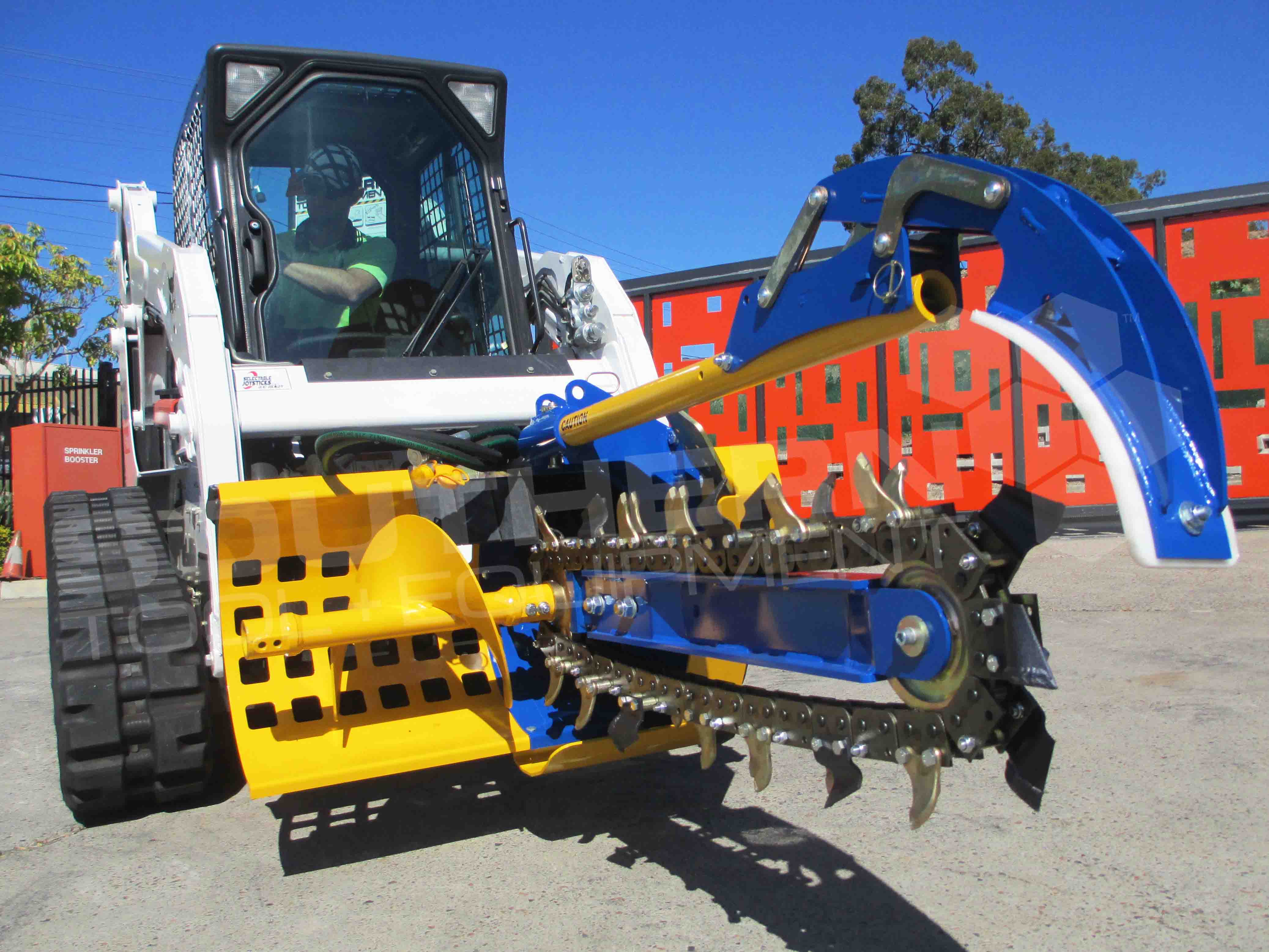 AugerTorque MT900 900mm Skid Steer Trencher Southern Tool + Equipment Co. Earthmoving