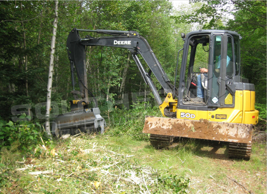 FAE DML HY 125 Excavator Mulcher Southern Tool + Equipment Co. Earthmoving Machinery Attachments