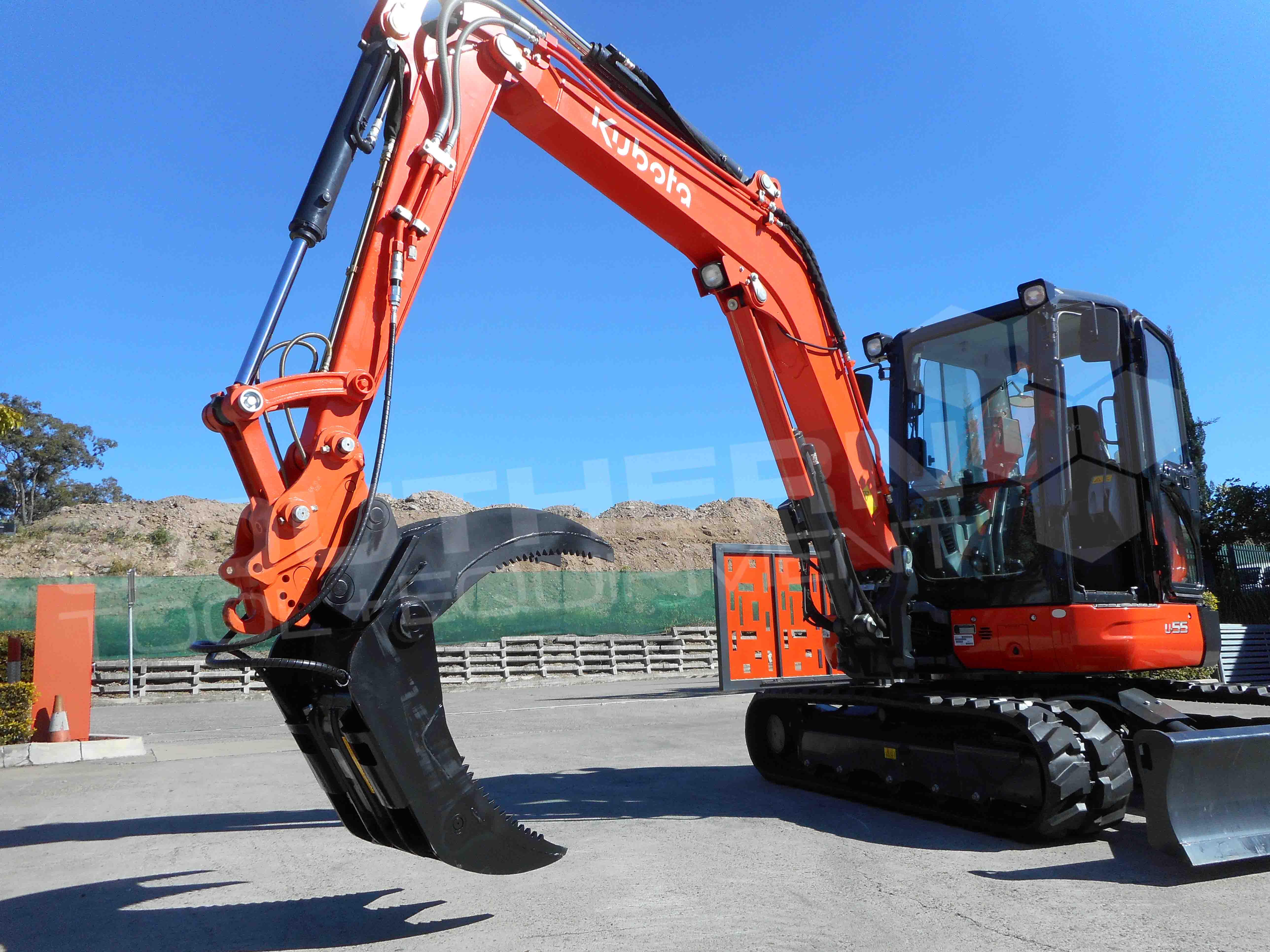 4 6T Heavy Duty Hydraulic Excavator Grabs Southern Tool + Equipment