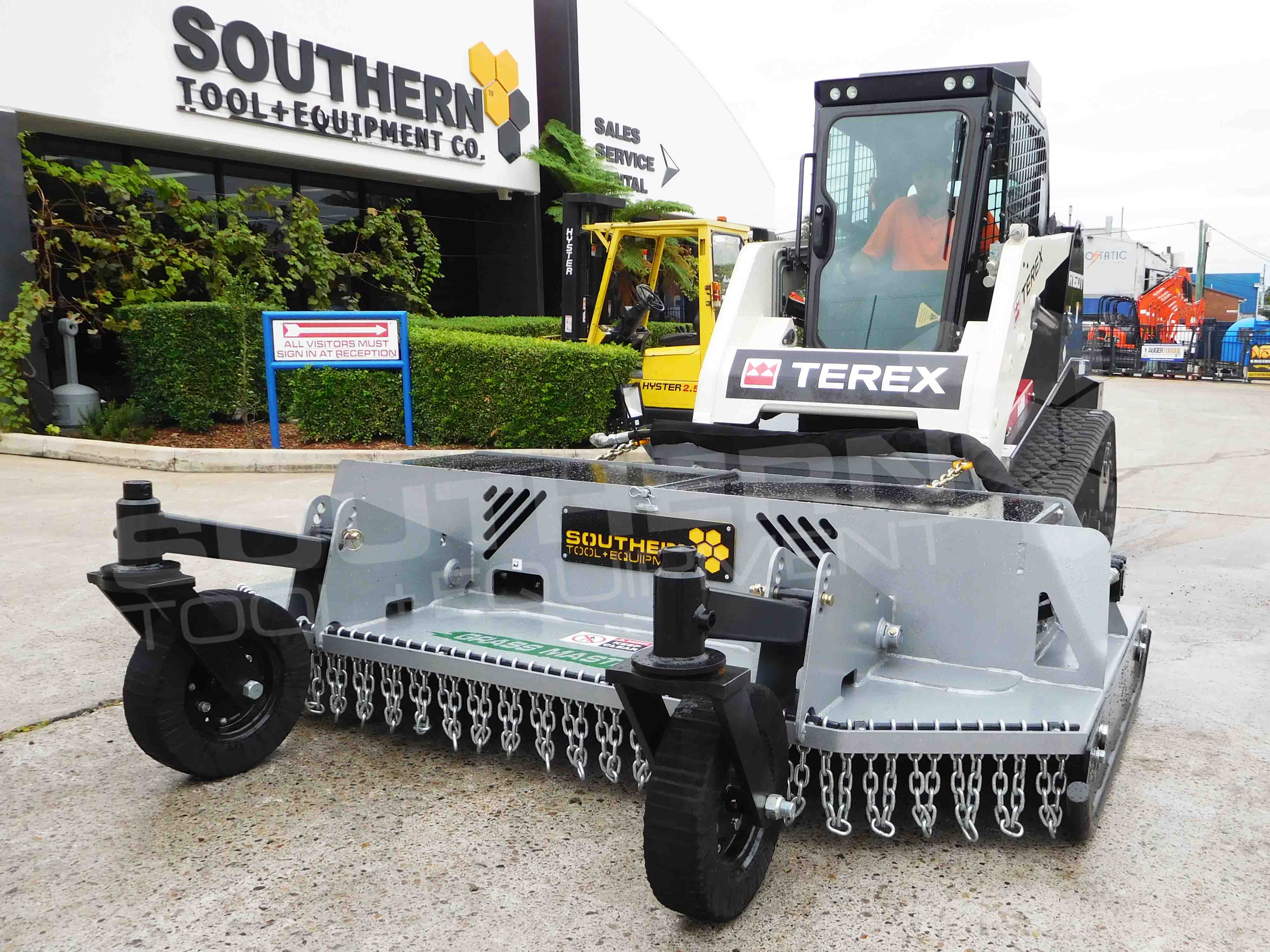 7ft 2130mm Heavy Duty Skid Steer Slasher Southern Tool + Equipment Co