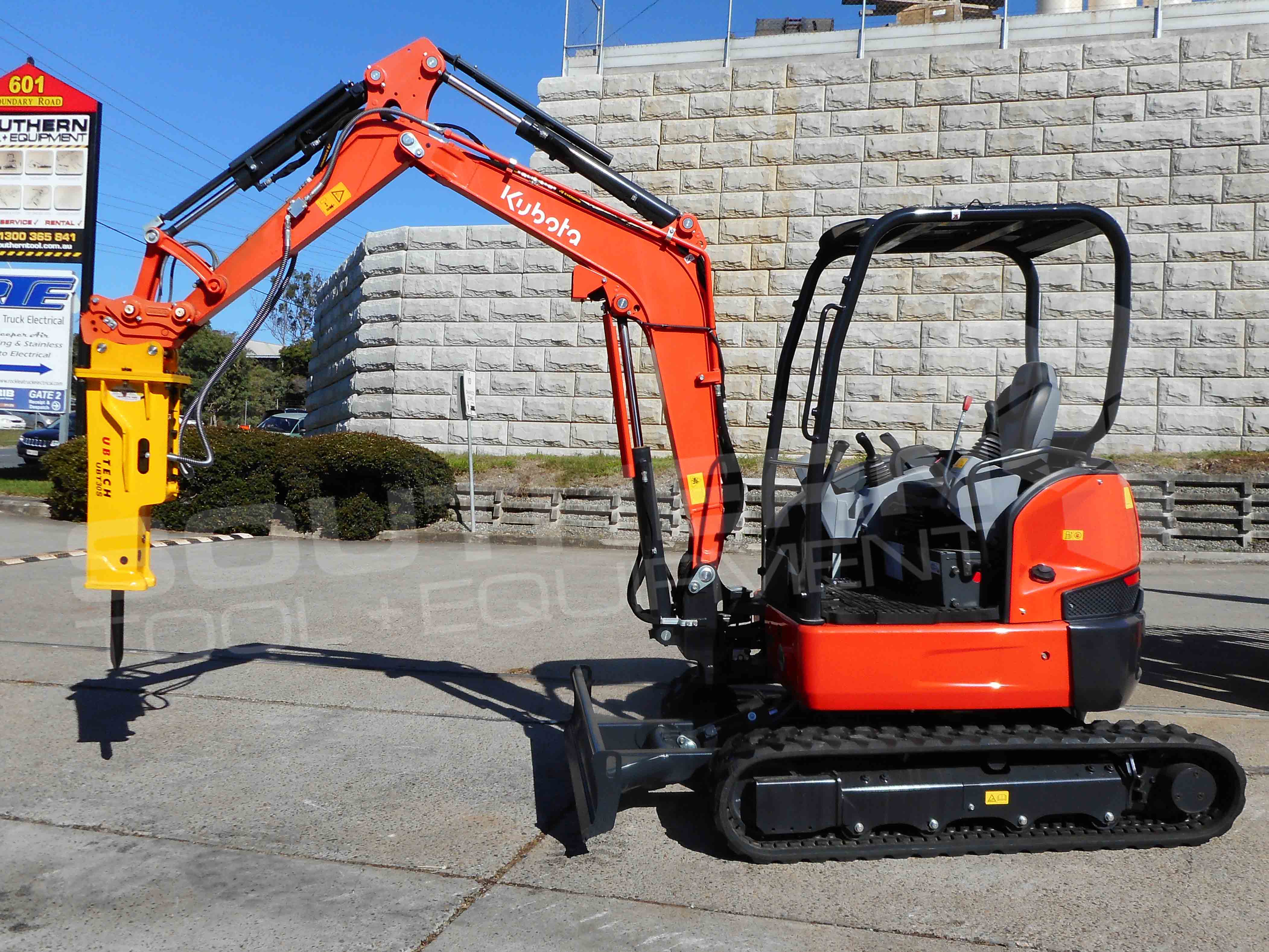 UBTECH UBT30S Excavator Hydraulic Rock Breaker Southern Tool