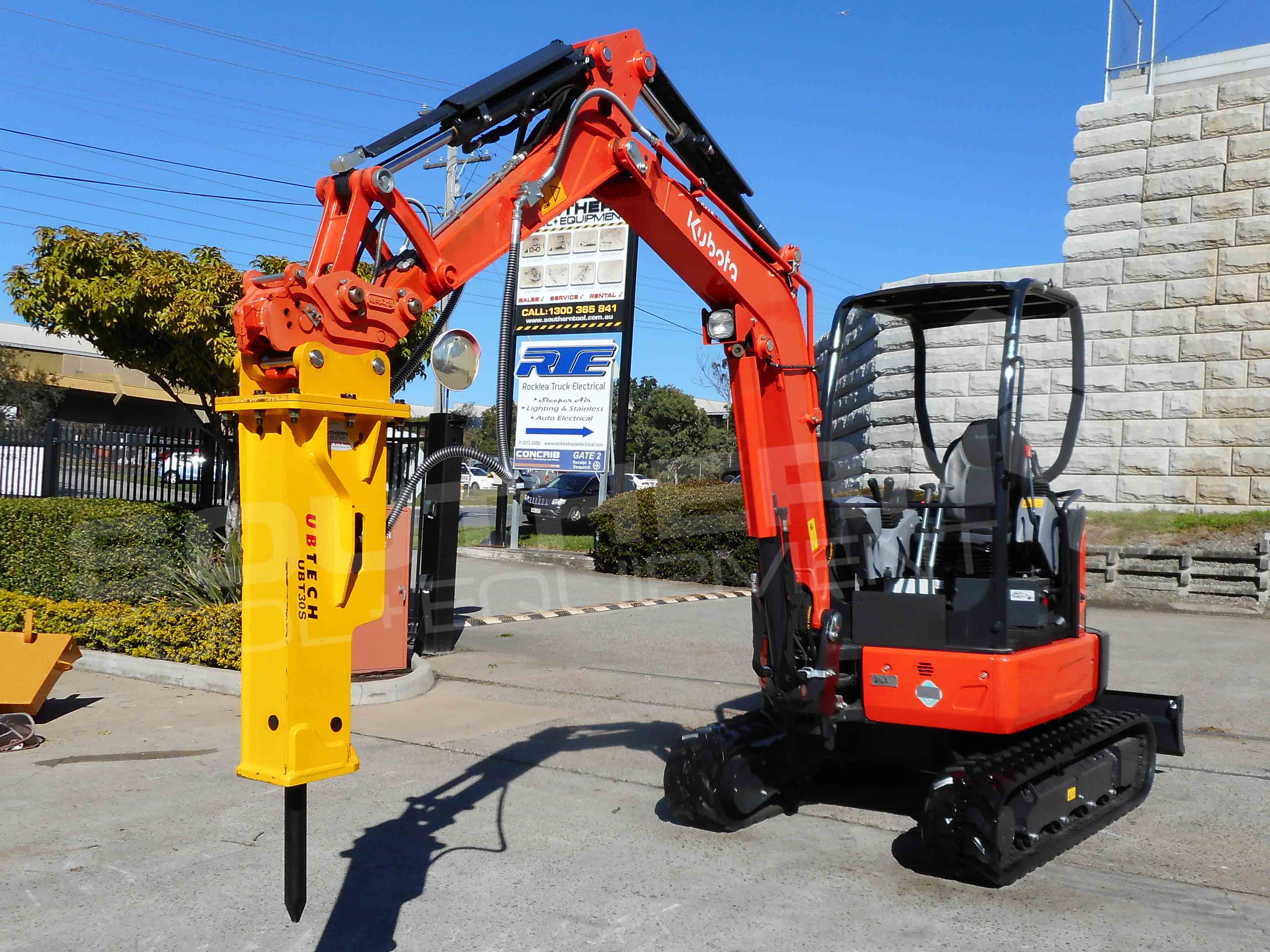 UBTECH UBT30S Excavator Hydraulic Rock Breaker Southern Tool