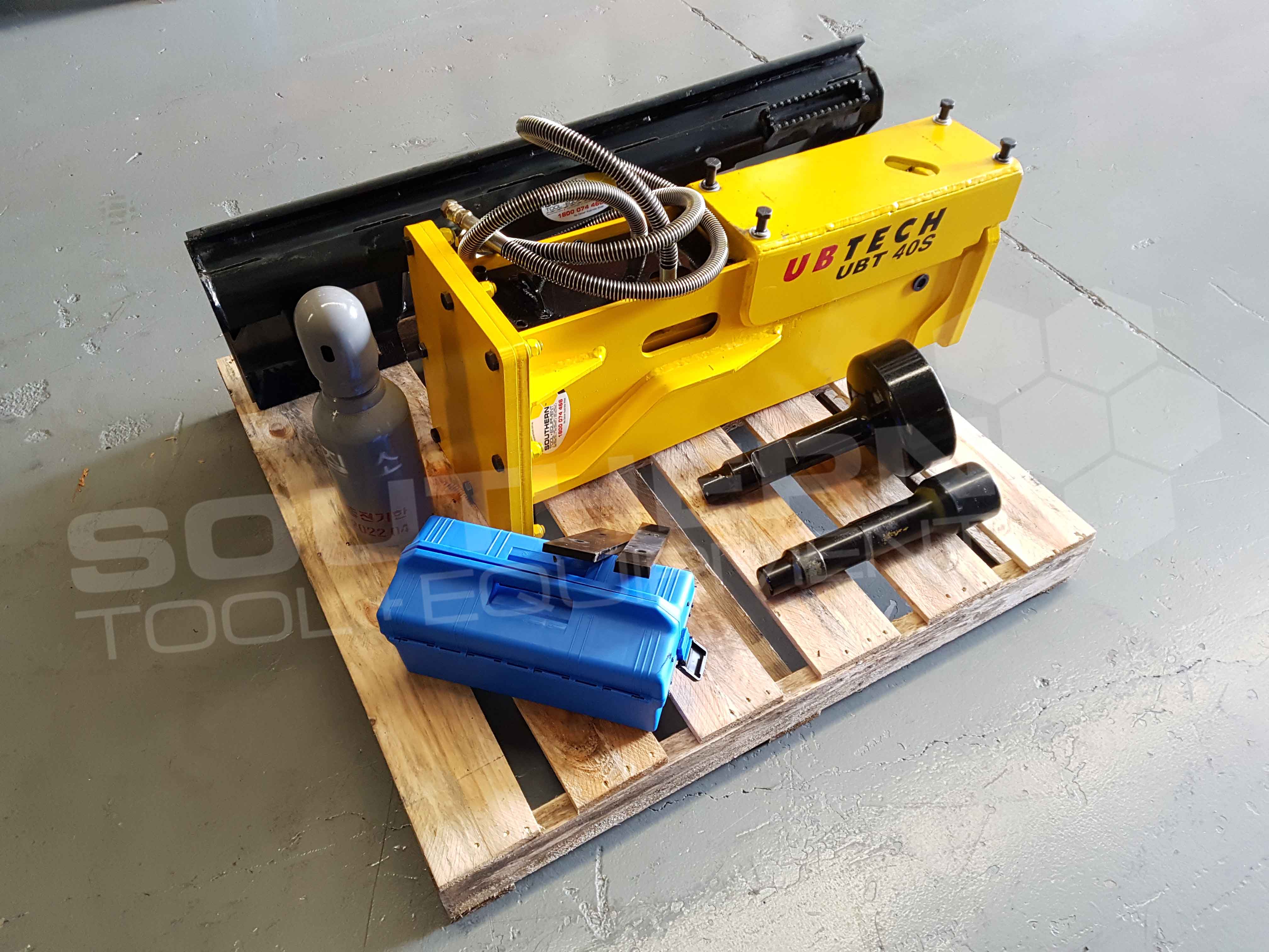 UBTECH UBT40S Tractor Front End Loader Hydraulic Post Driving Hammer