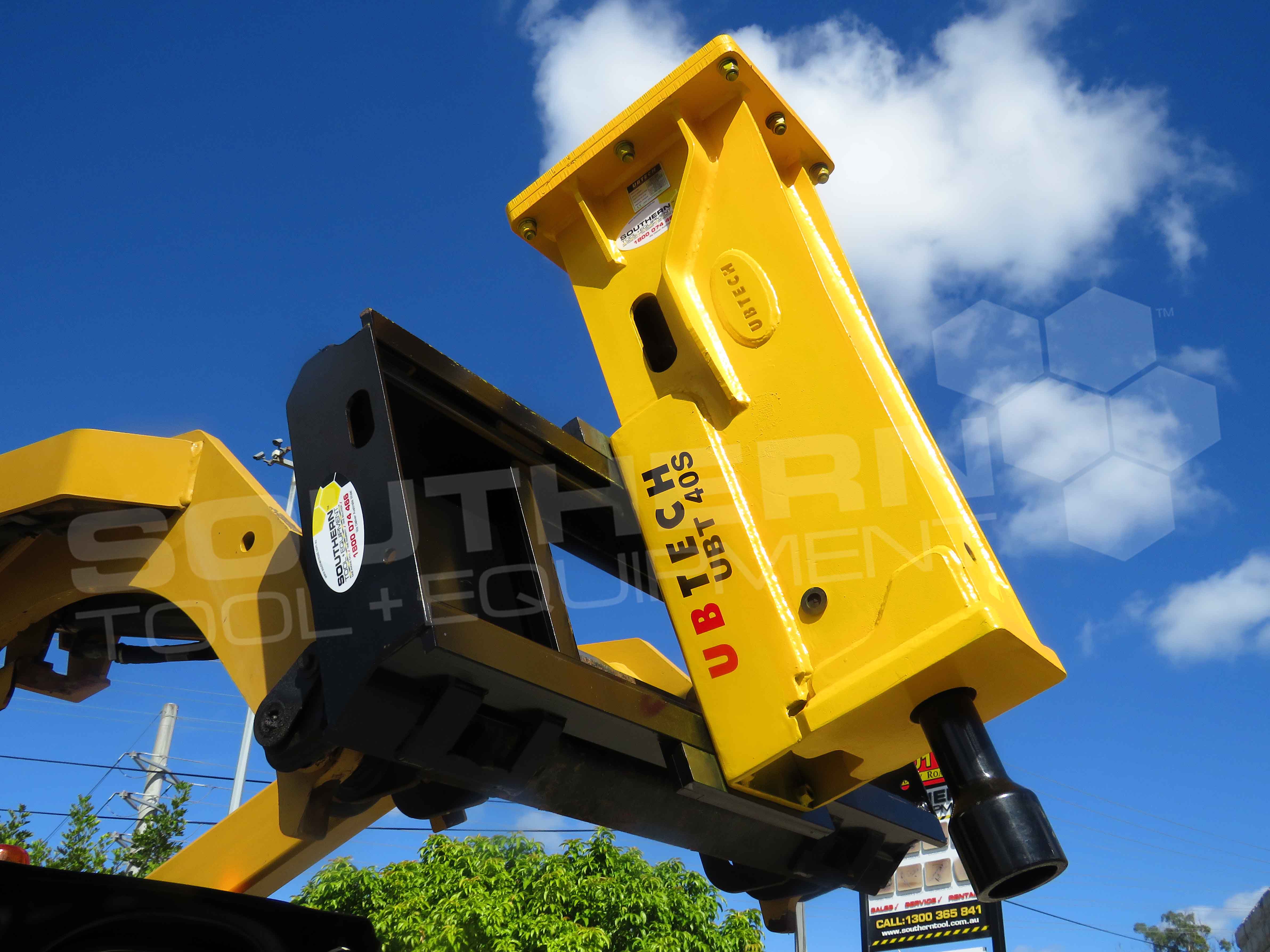 UBTECH UBT40S Tractor Front End Loader Hydraulic Post Driving Hammer