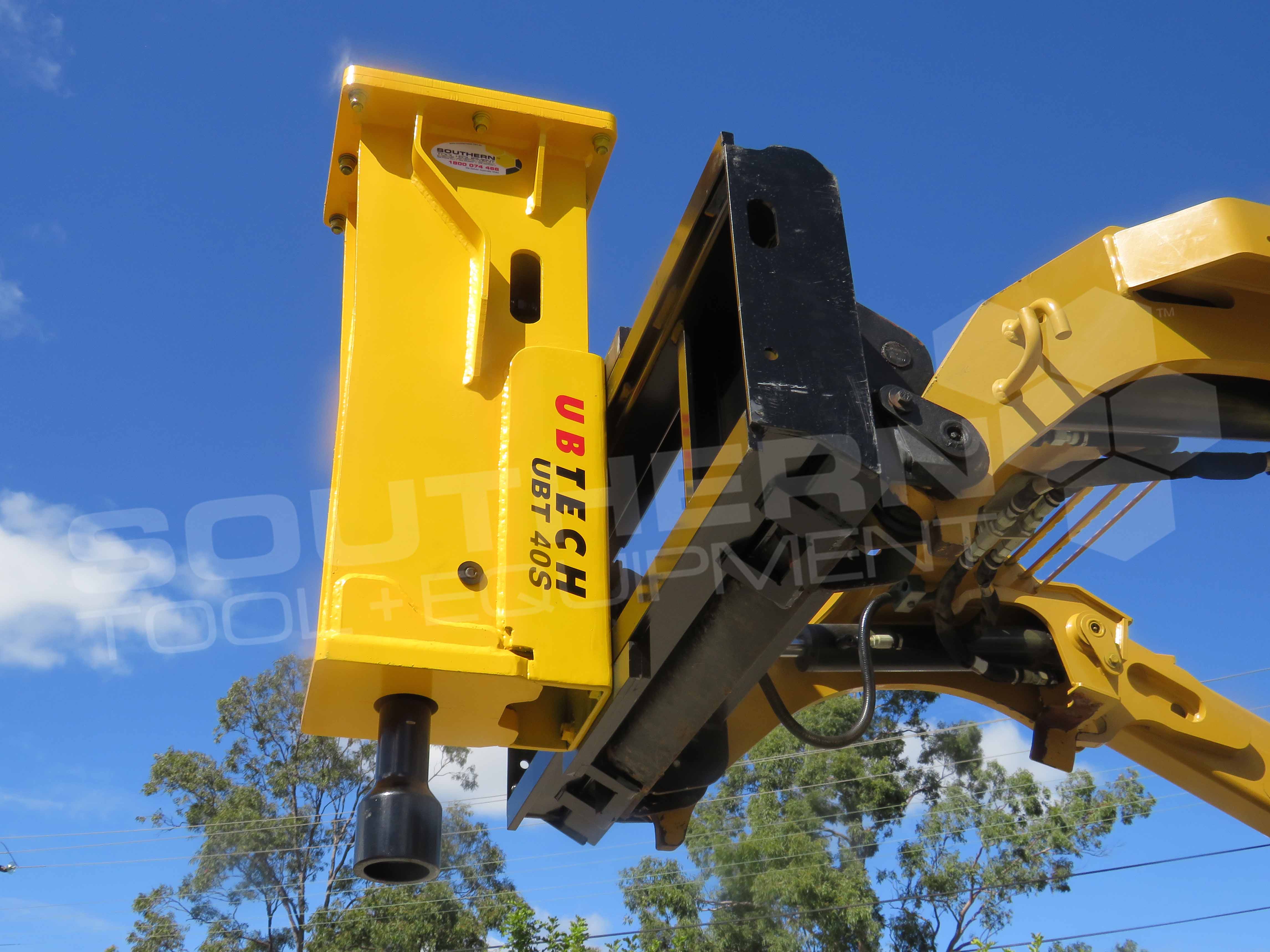 UBTECH UBT40S Tractor Front End Loader Hydraulic Post Driving Hammer