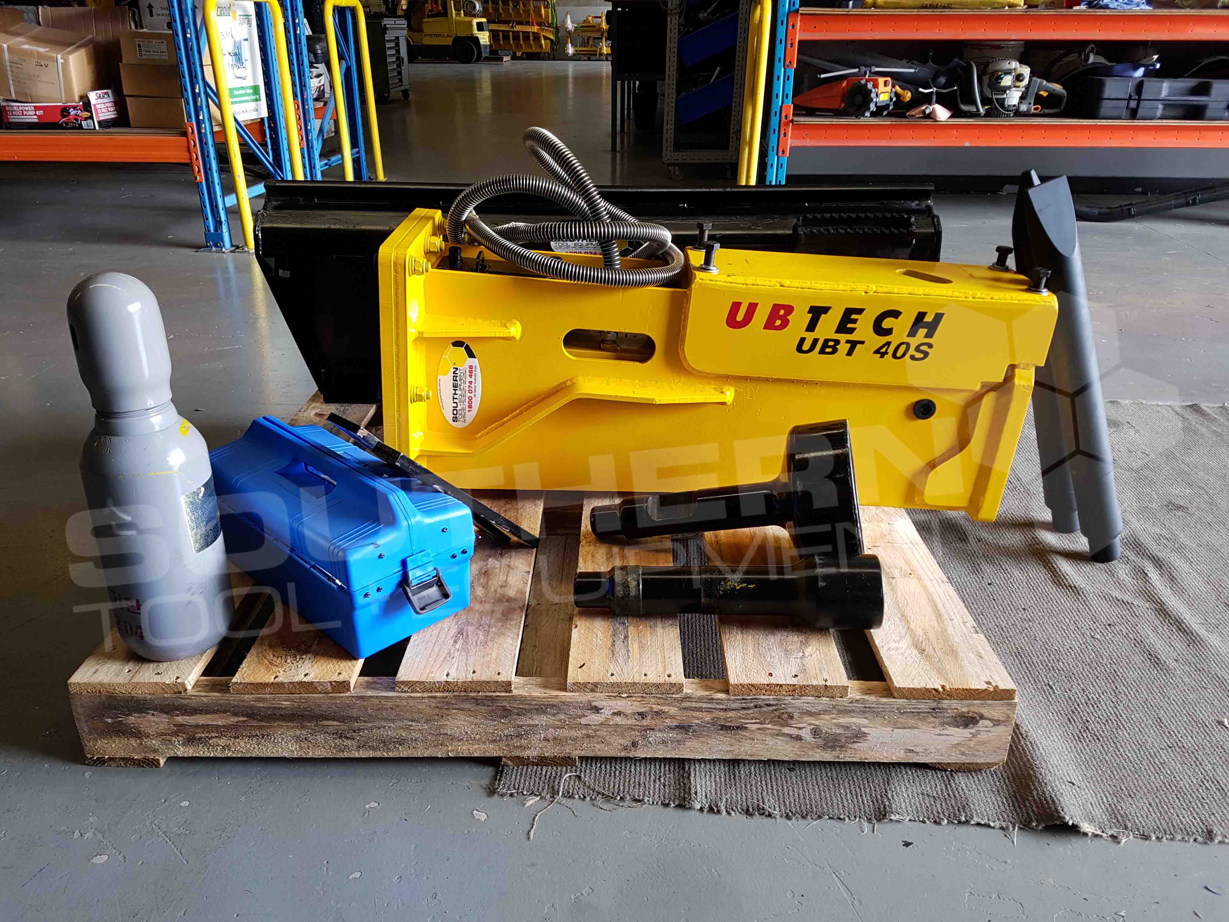 UBTECH UBT40S Tractor Front End Loader Hydraulic Post Driving Hammer